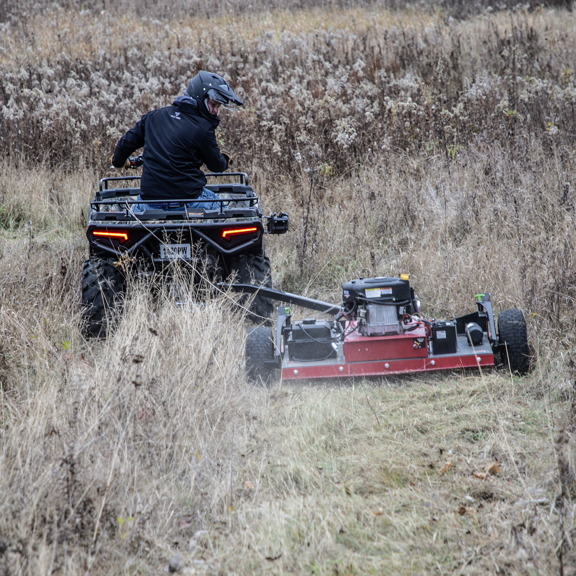 Earthquake, 500cc Tow-Behind Rough Cut Mower, 44” Steel Deck, Cutting ...