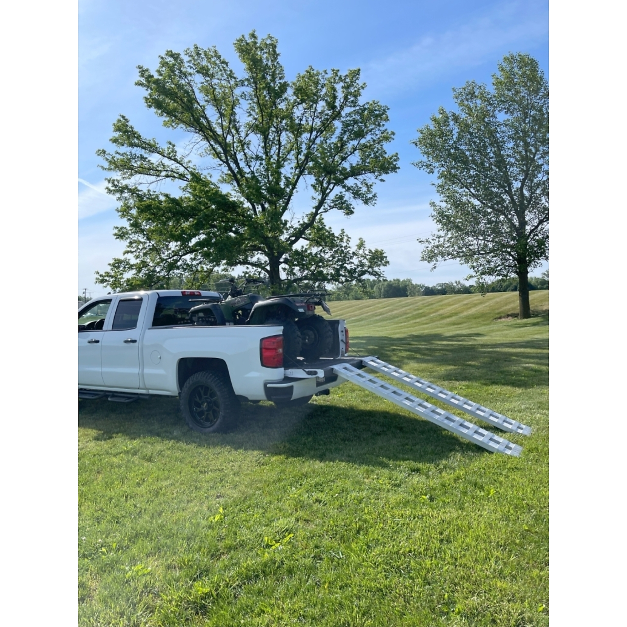 Gen-Y Hitch, HD 8ft. Aluminum Ramps 15in. x 96in. 5K Cap Per Ramp ...