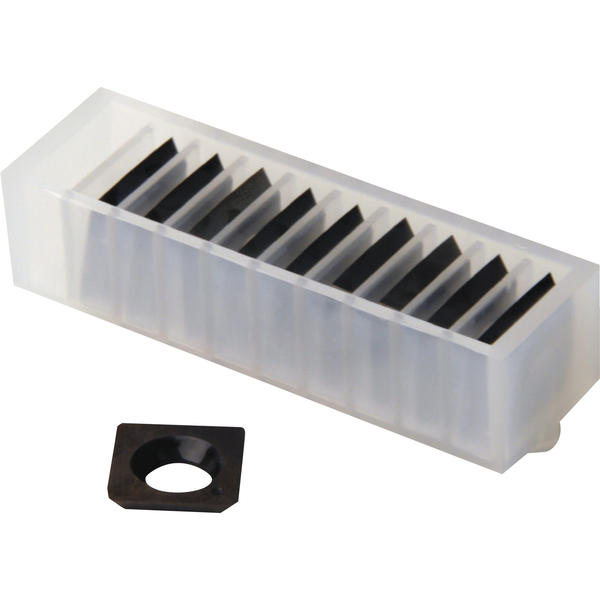 JET Byrd Shelix Carbide Cutterhead Inserts, 10-Pk., Model# SHELIX-I