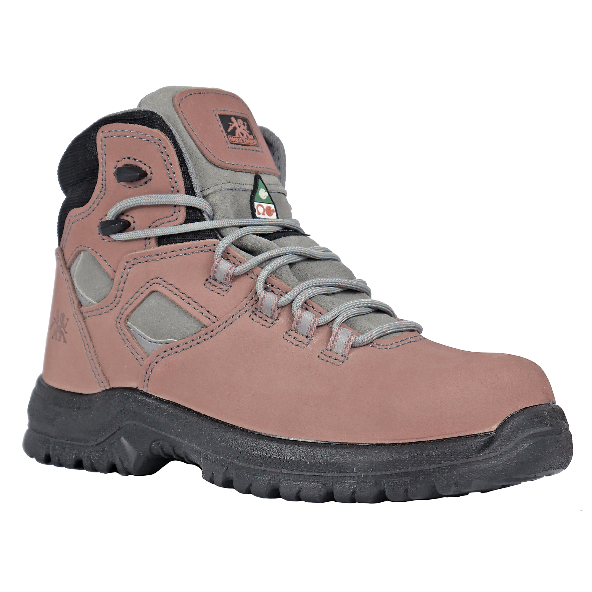 DieHard Pink Nubuck Leather, Composite Toe, Waterproof,
