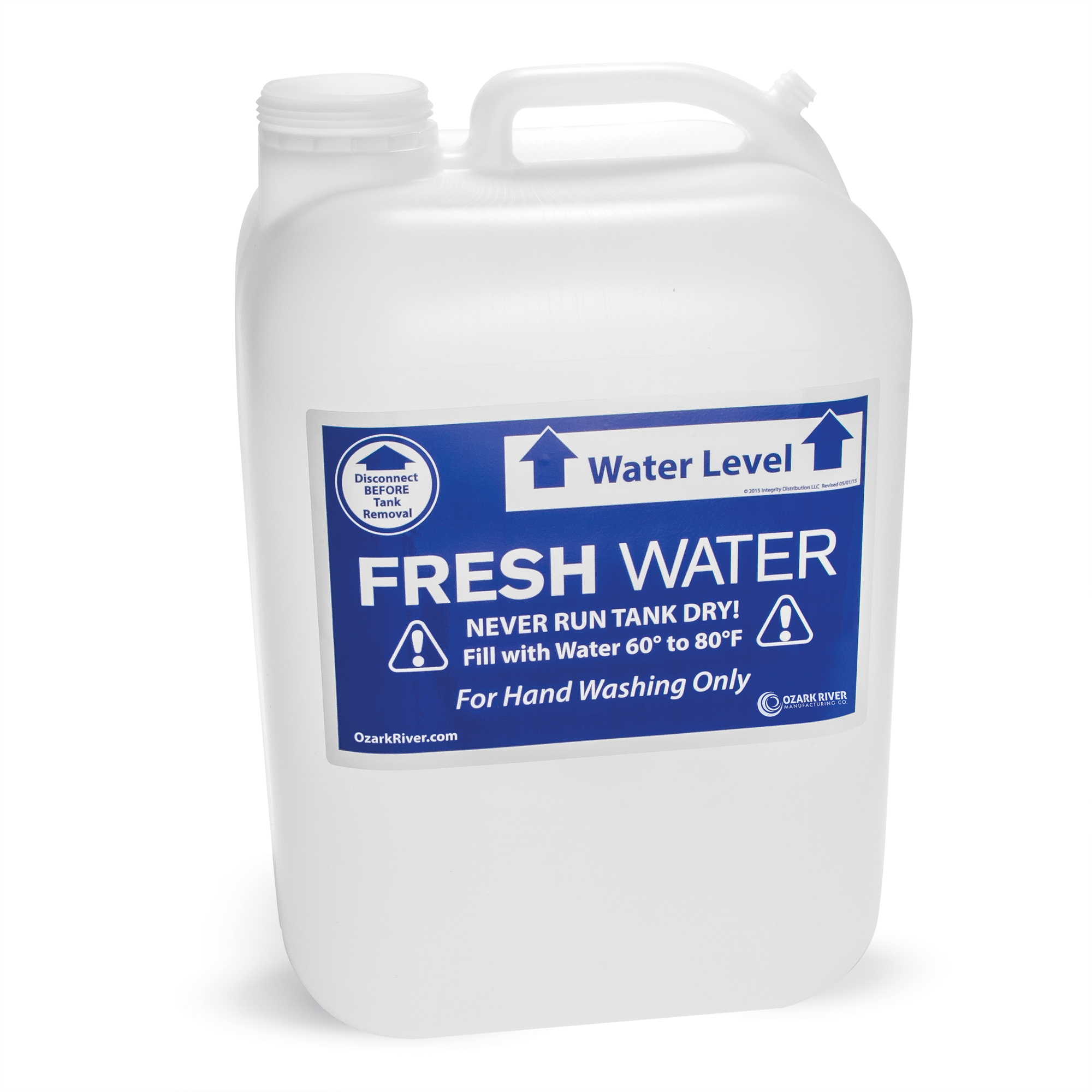 Ozark River Holdings, LLC, Fresh Water Tank 5 Gal, Model# Fresh Water Tank 5 Gal