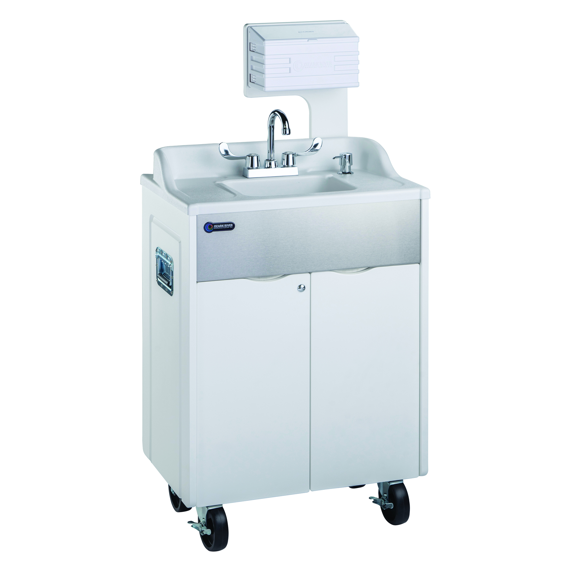 Ozark River Holdings, LLC, Portable sink, oudoor, ABS top/basin, Model# Titan Pro White