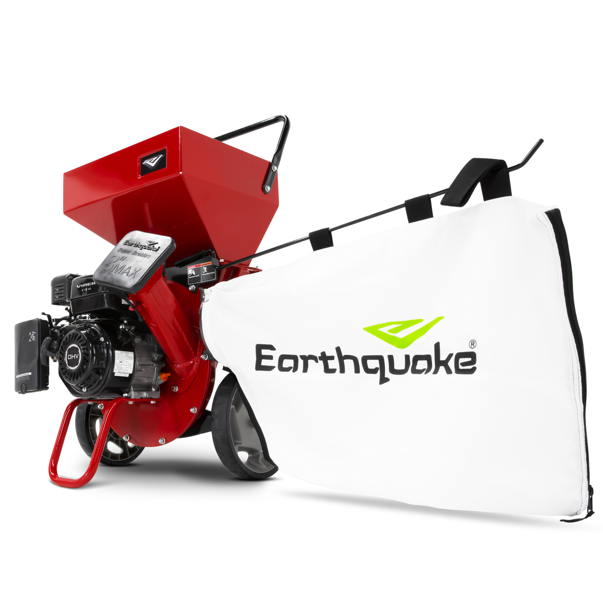 Earthquake, K32 Chipper Shredder, 212cc 4-Cycle Viper Engine