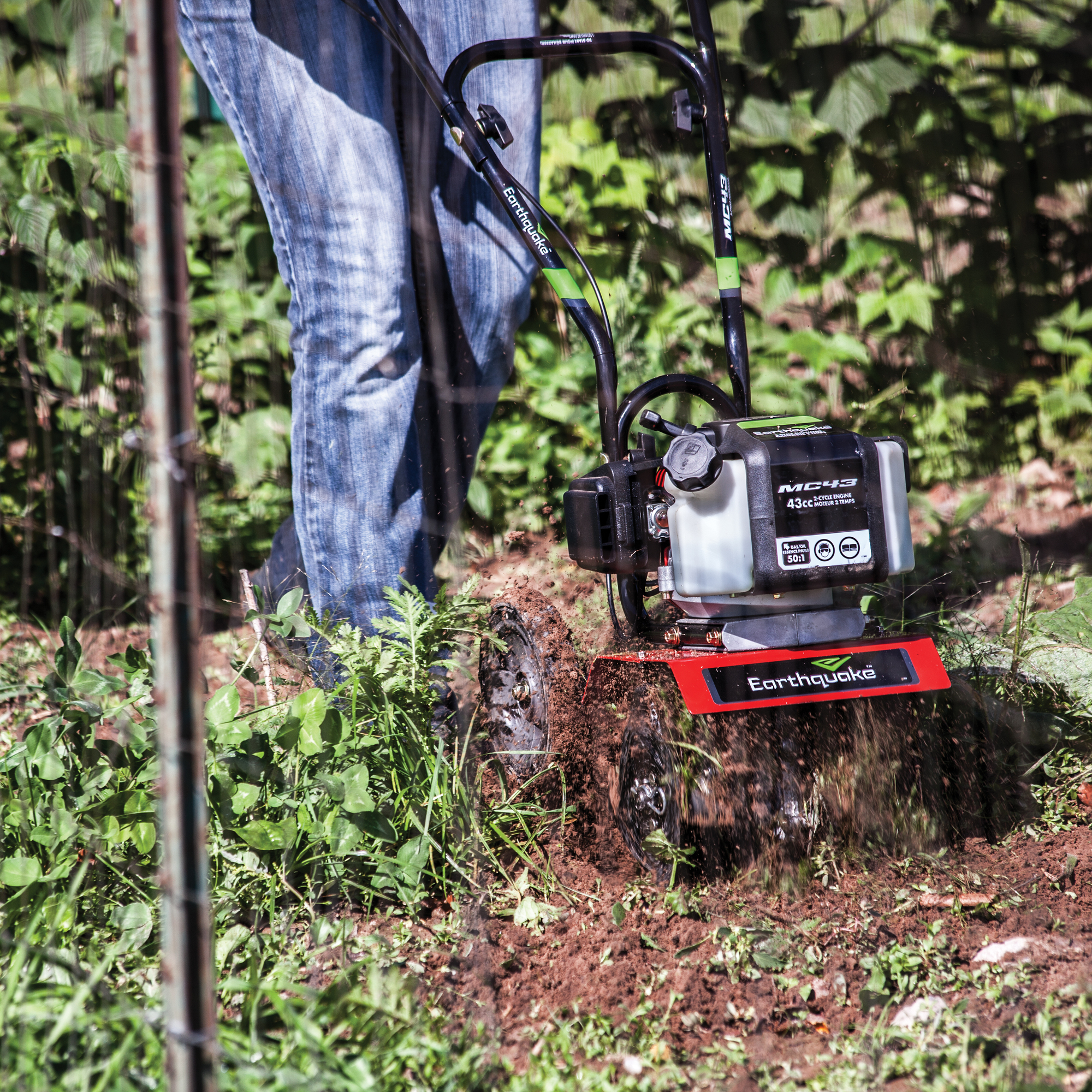 Earthquake, MC43 cultivator, 43cc 2-Cycle Viper Engine, Max