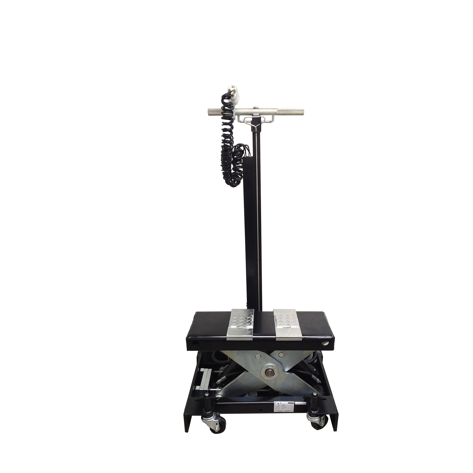 Scorpion Jacks Scissor Floor Jacks for Trucks - 12-Ton Capacity, 15in. Max Lift Height, Air/Oil Powered, Model# TJ12SL