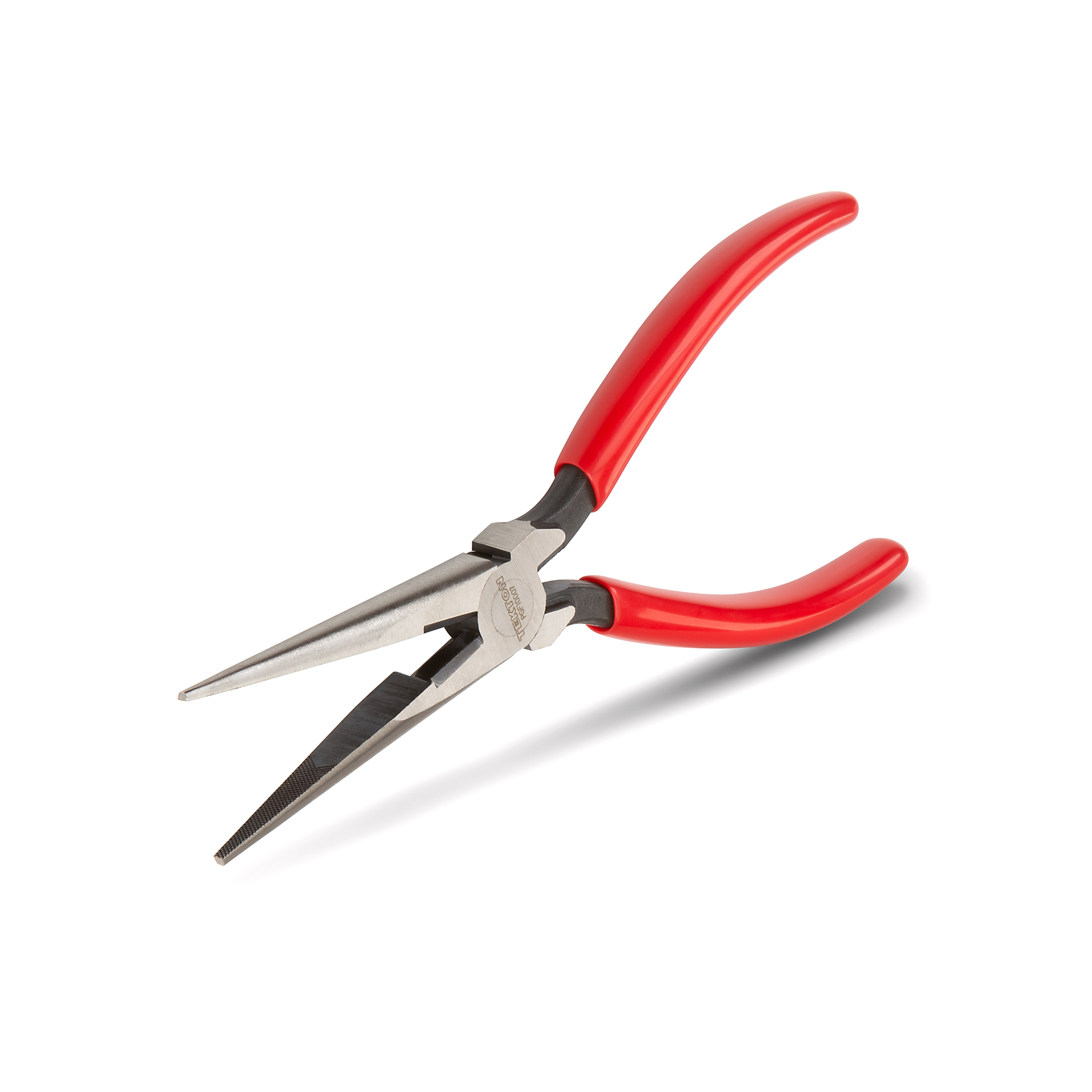 TEKTON 7 Inch Serrated Jaw Long Nose Pliers | PGF10007