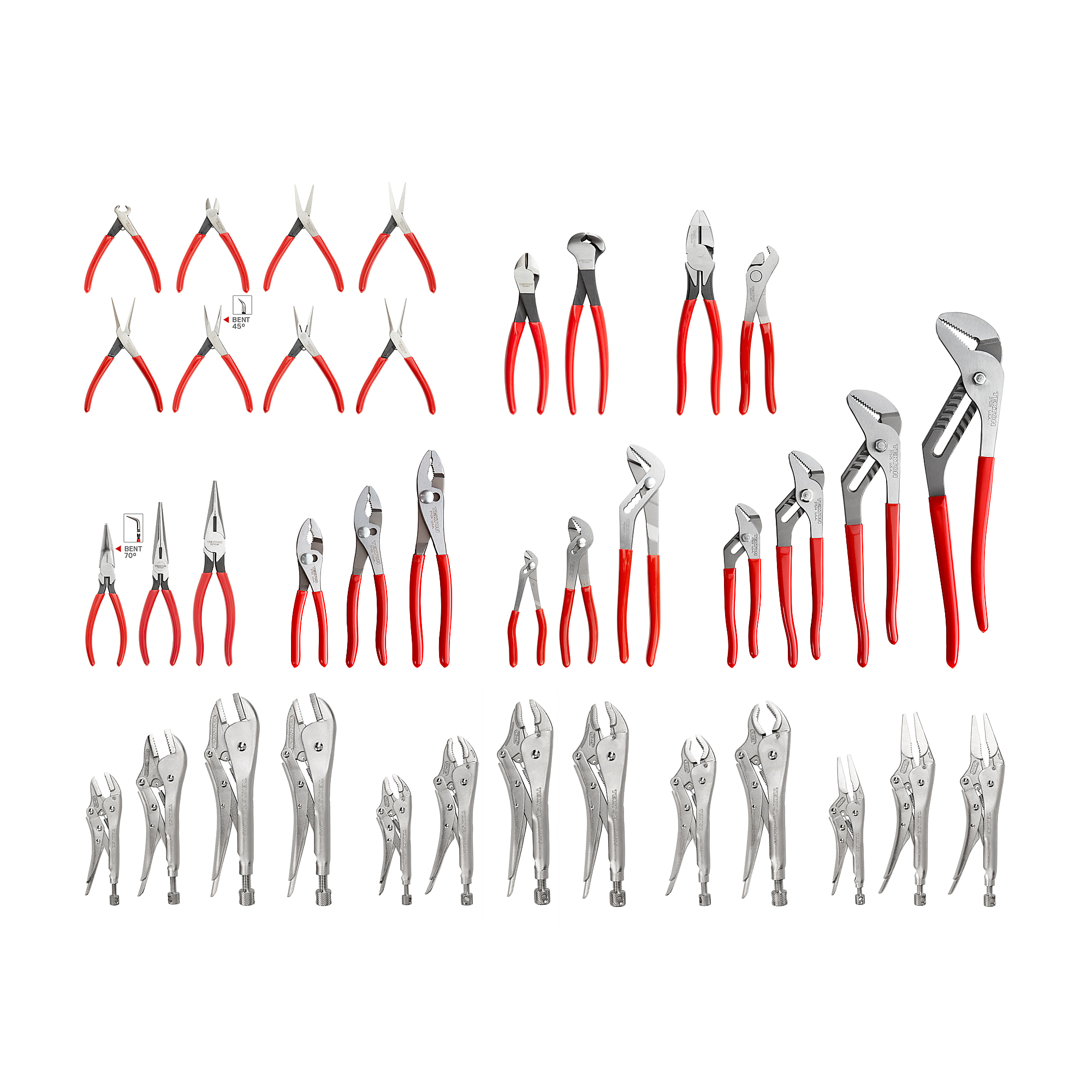 TEKTON Gripping, Cutting, Locking, and Mini Pliers Set (38-Piece) | PLR99021