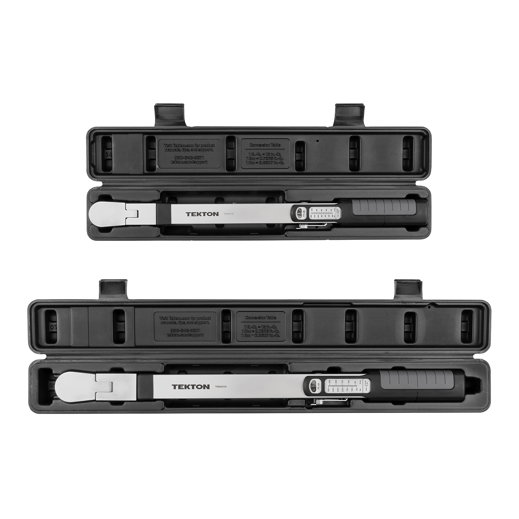 Tekton, 2pc 3/8 1/2in. Dr. Split Beam Torque Wrench Set, Model