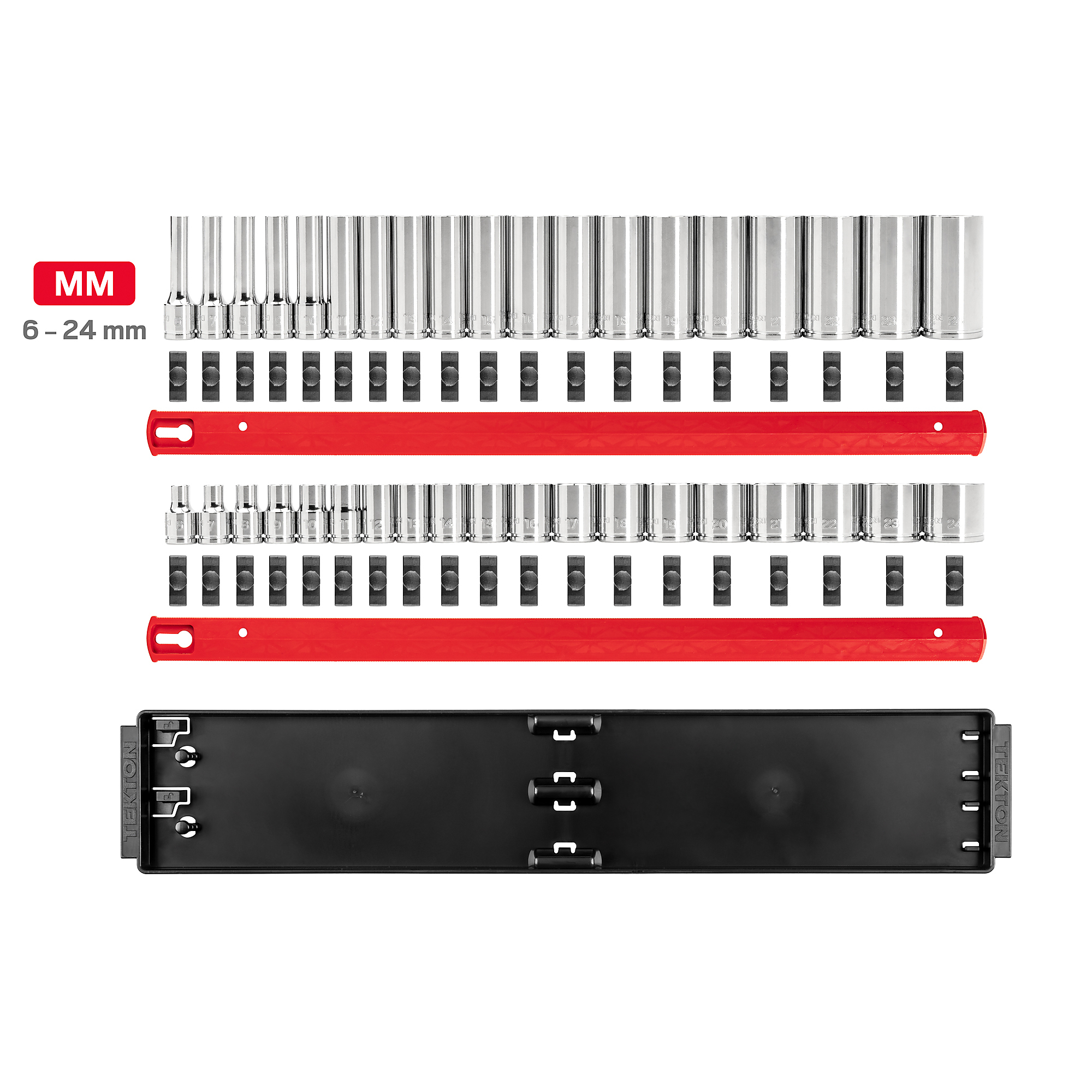 Tekton 38-Piece 3/8in. Drive 12-Point Socket Set - Standard and Deep ...