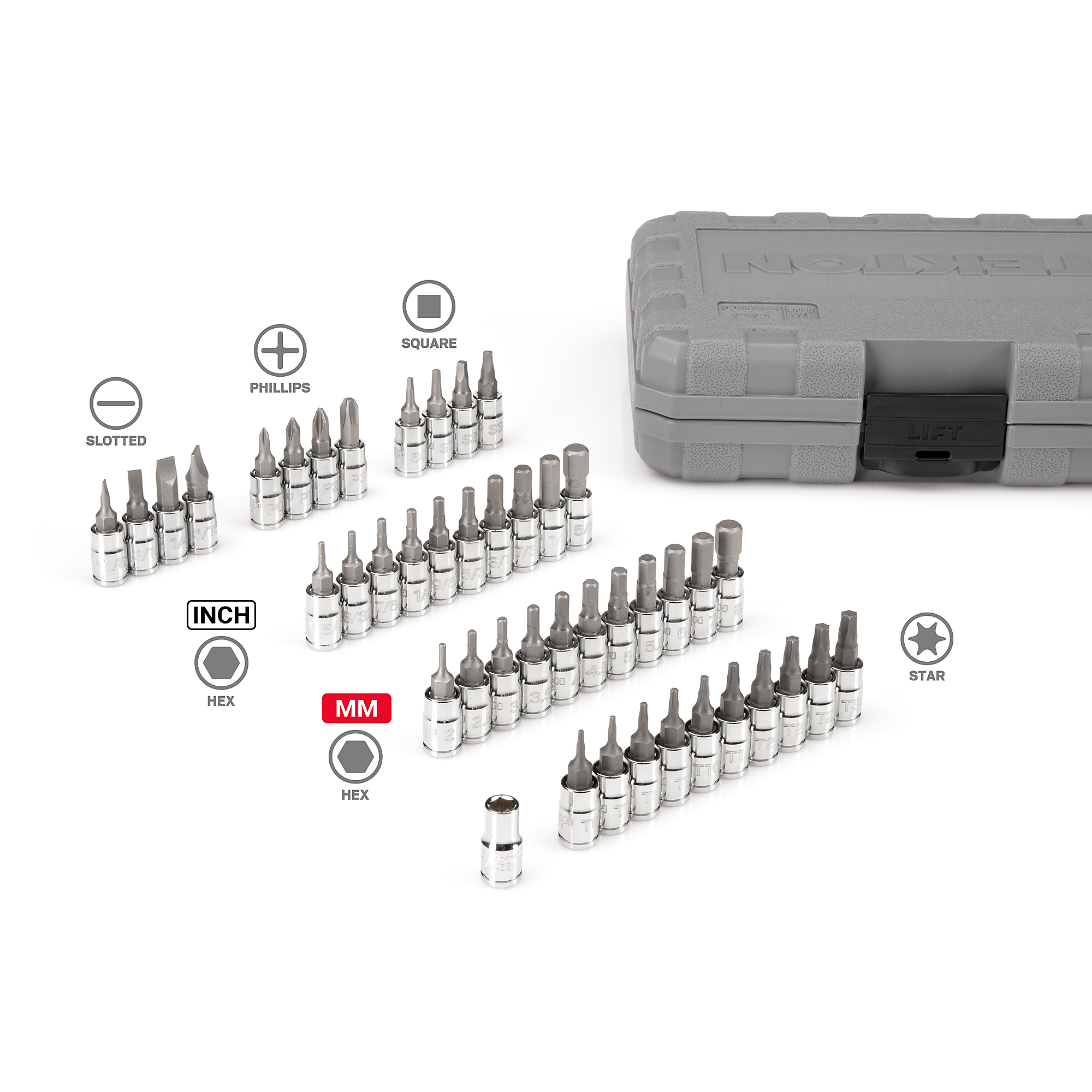 TEKTON 1/4 In. Drive X 5.5 Mm Deep 12-Point Socket SHD03305 - The Home