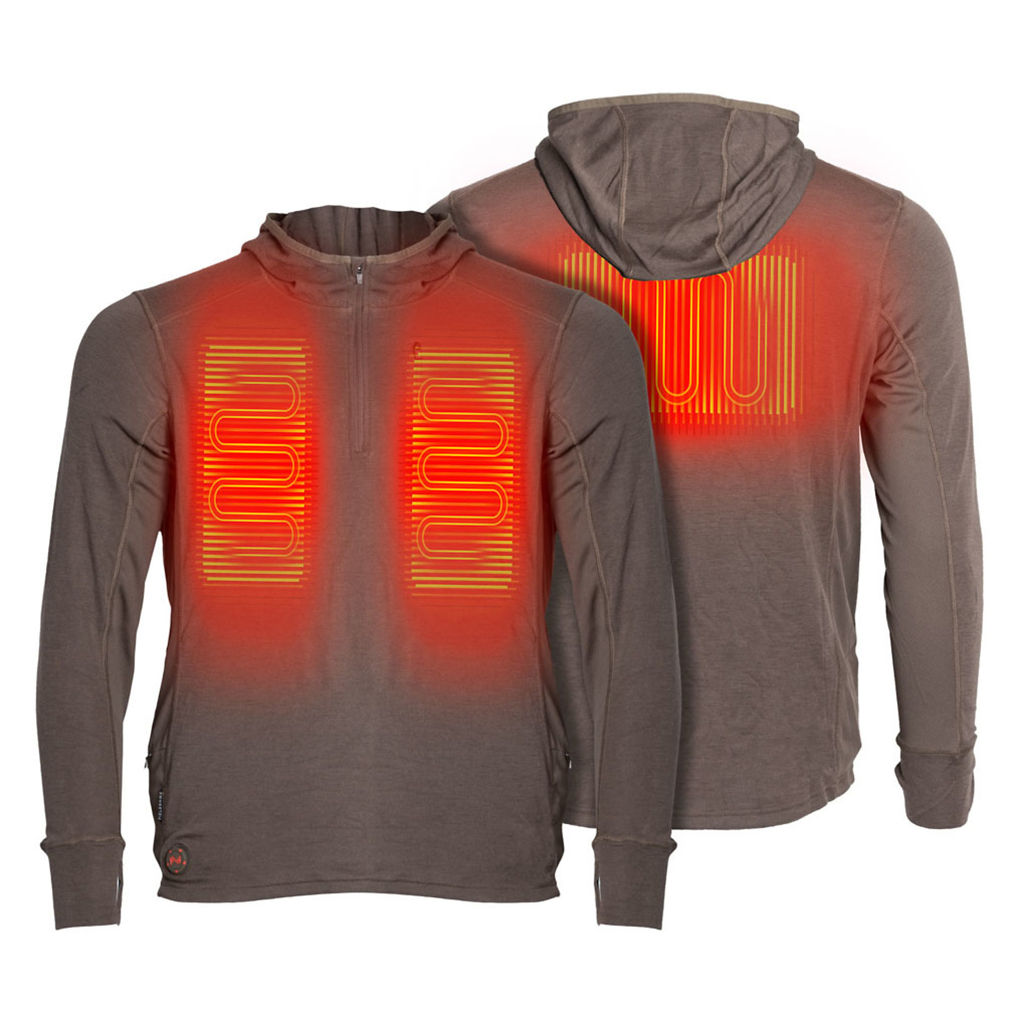 Fieldsheer, Men's Merino Heated Baselayer Shirt, Size S, Color