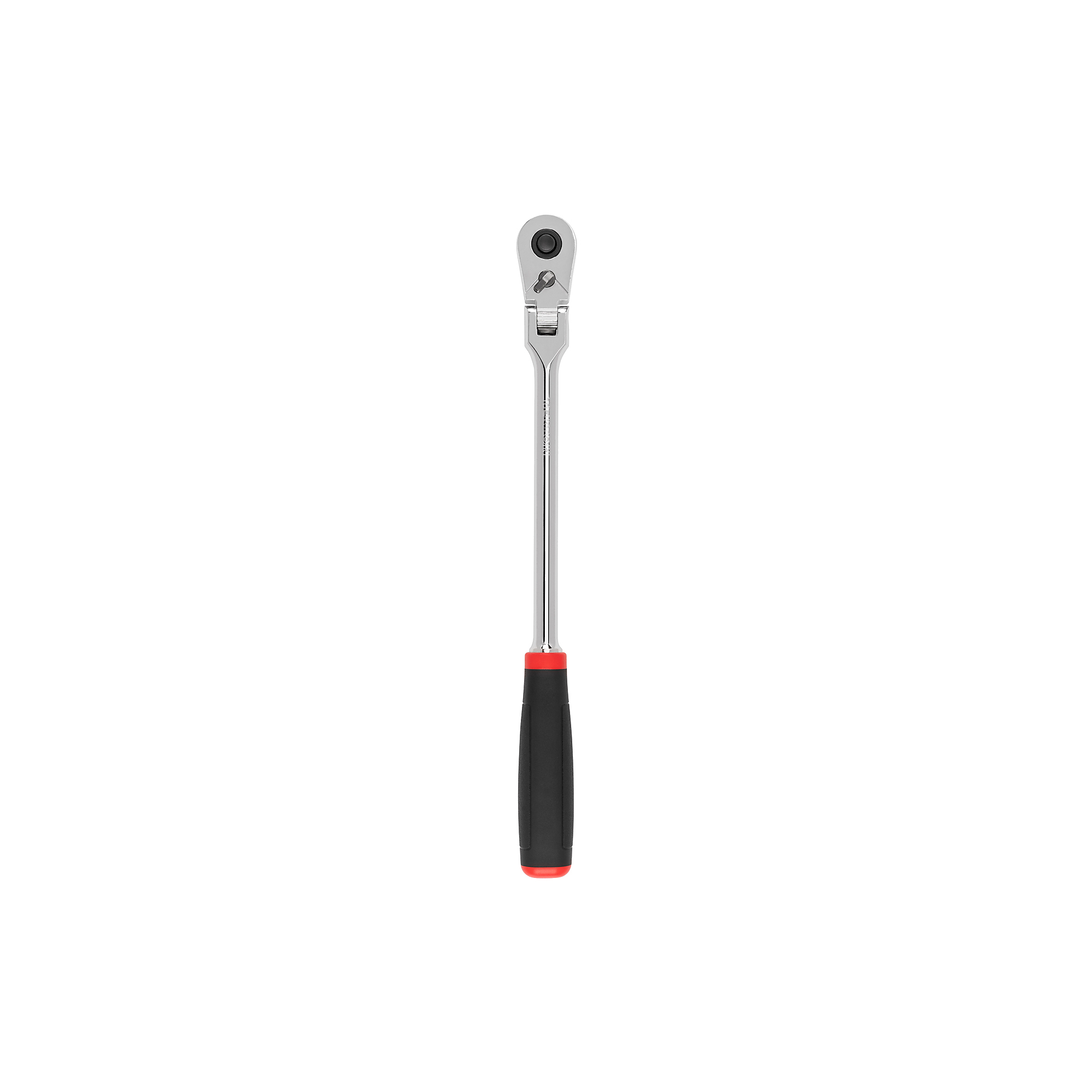 TEKTON 3/8 Inch Drive x 12 Inch Flex Head Quick-Release Comfort Grip Long Ratchet | SRH32112