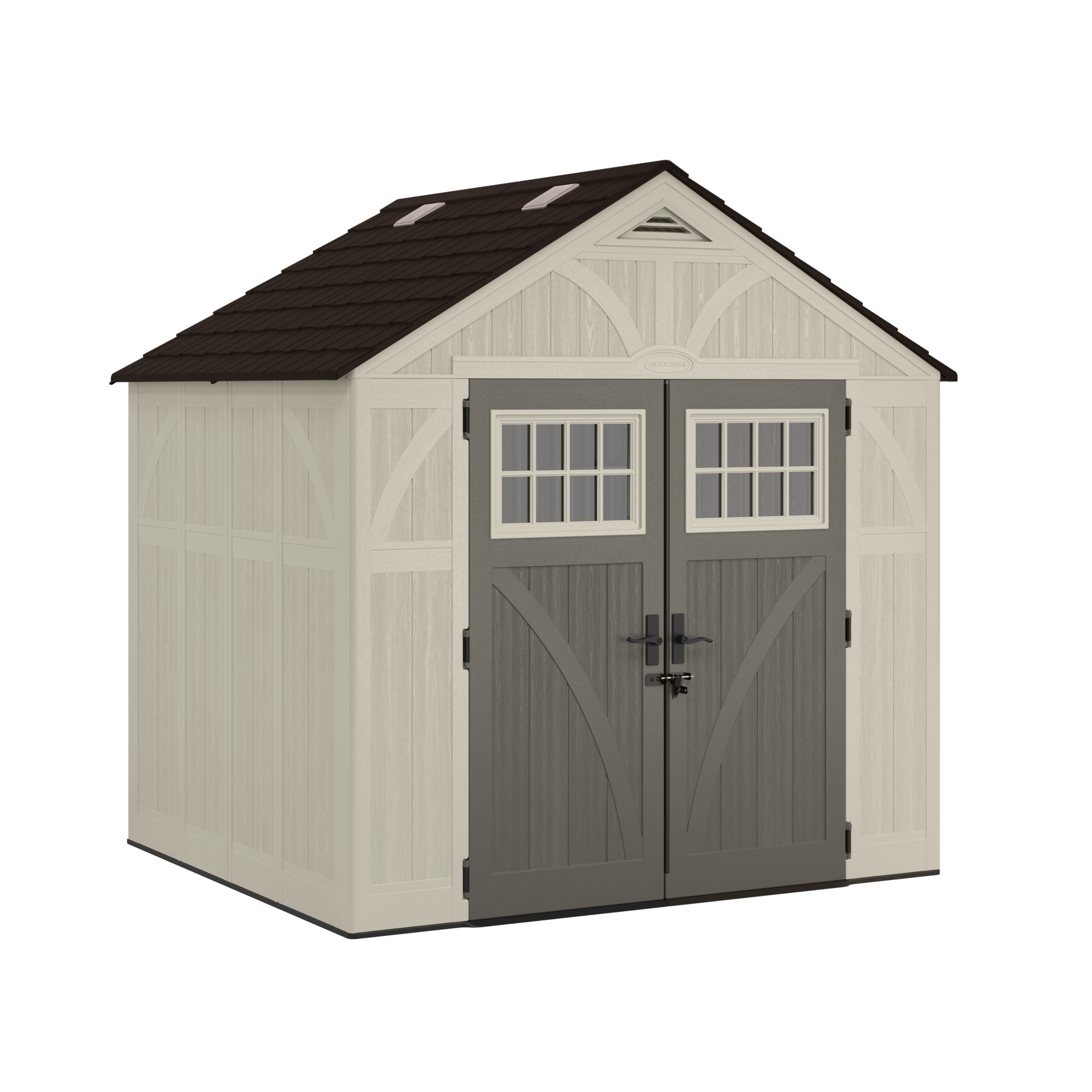 Suncast, Tremont Storage Shed, 8x7 Center Height 103 ft, Canopy ...