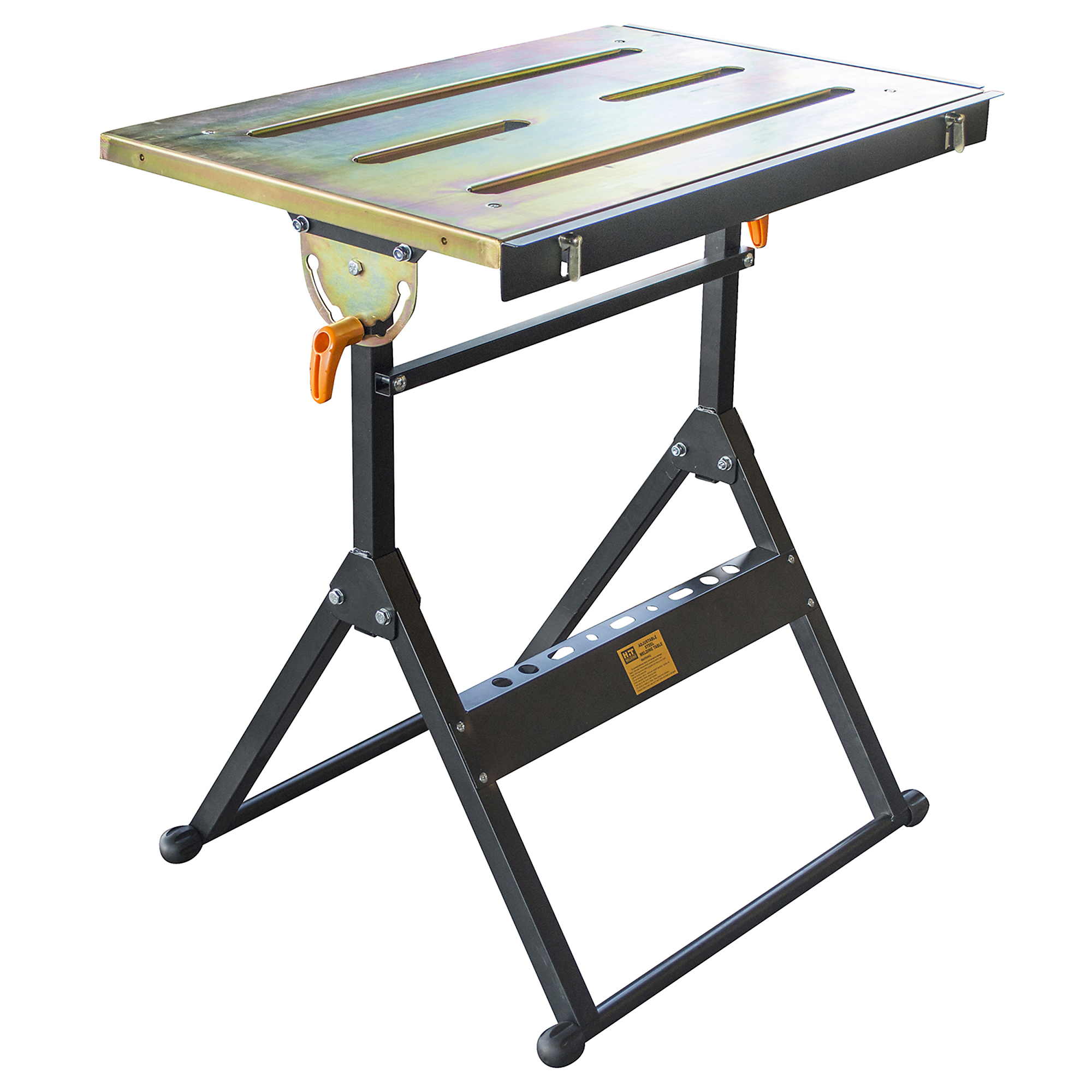 Buffalo Tools, Adjustable Flameproof Steel Welding Table, Weight Capacity 330 lb, Model# WDTB