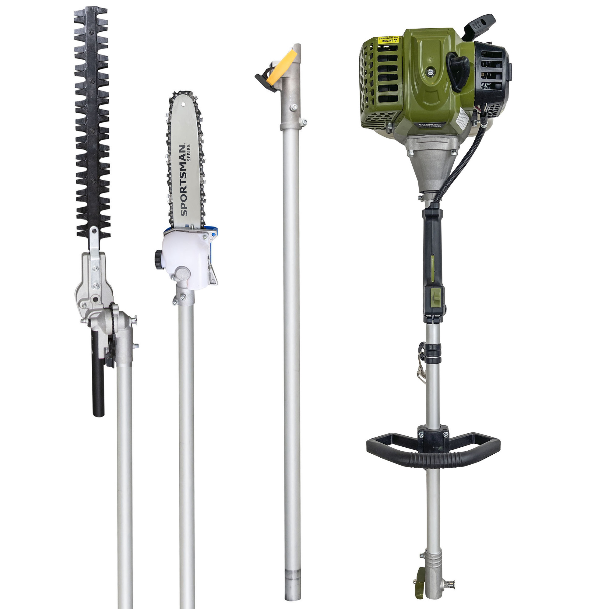 Gas Pole Saw With Hedge Trimmer - Thumbnail 5