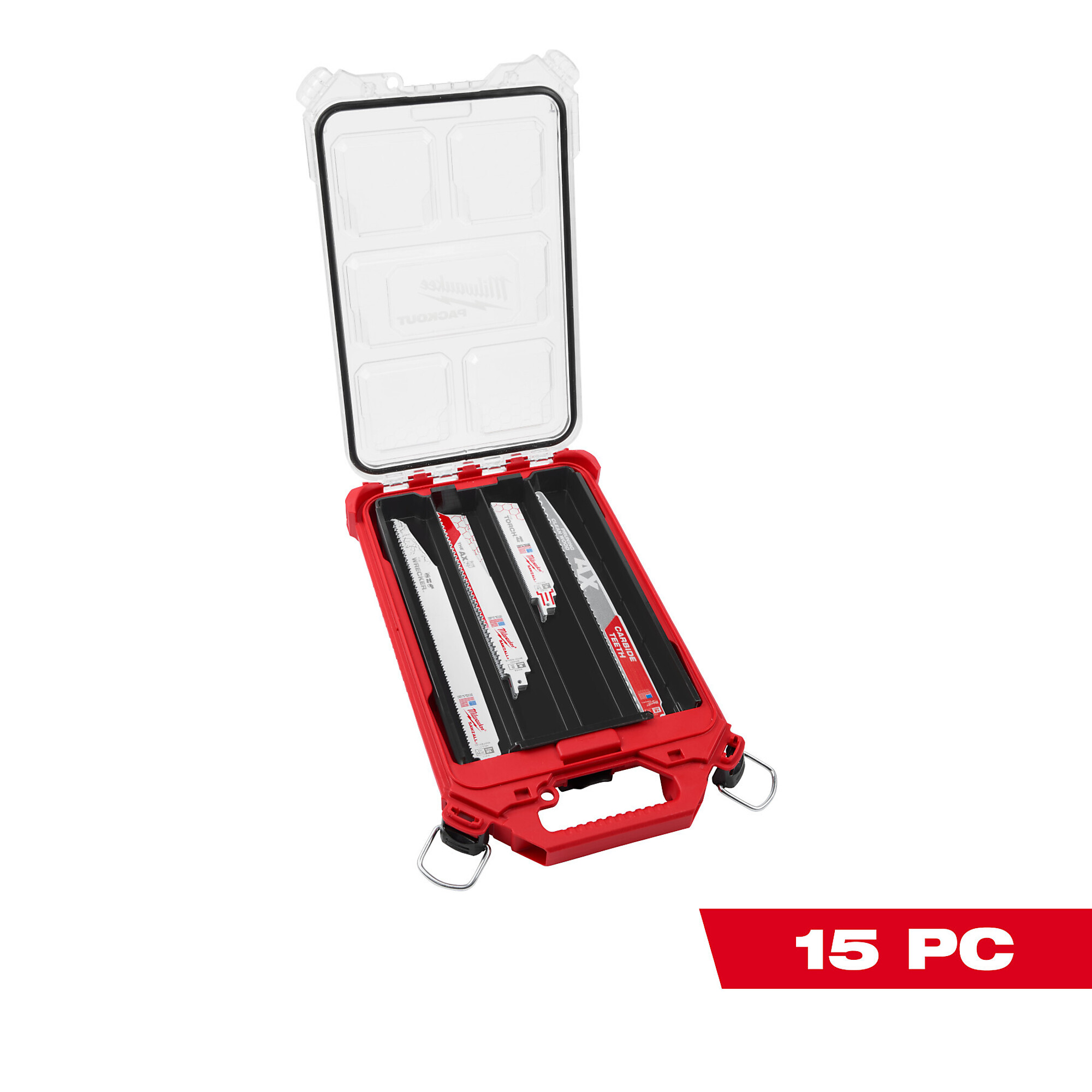 Milwaukee 15-Pc. SAWZALL Blade Kit with PACKOUT Organizer, Model# 49-22-5641