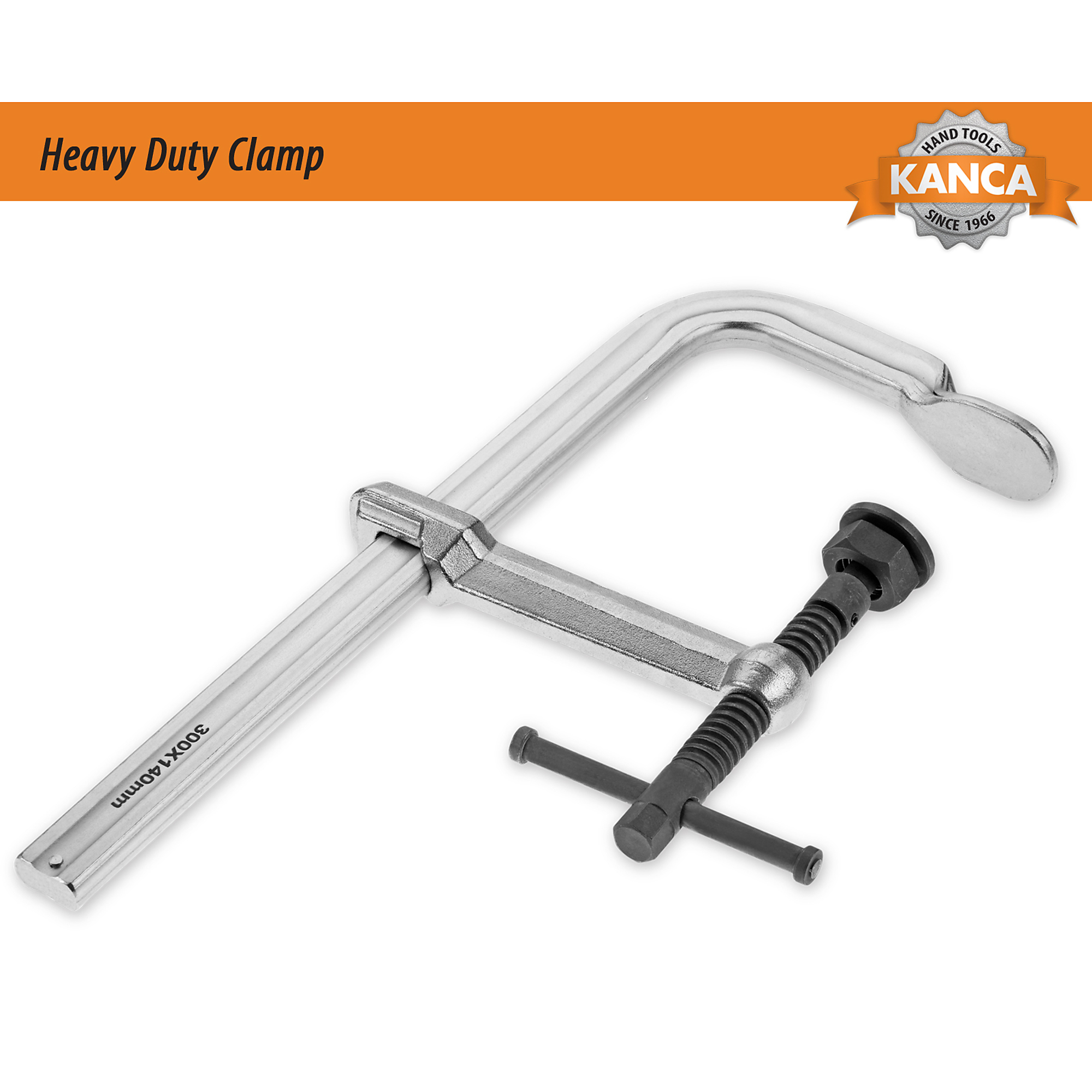 KANCA, HEAVY DUTY CLAMP 600 MM 24in., Clamp Pressure 2700 lb, Opening