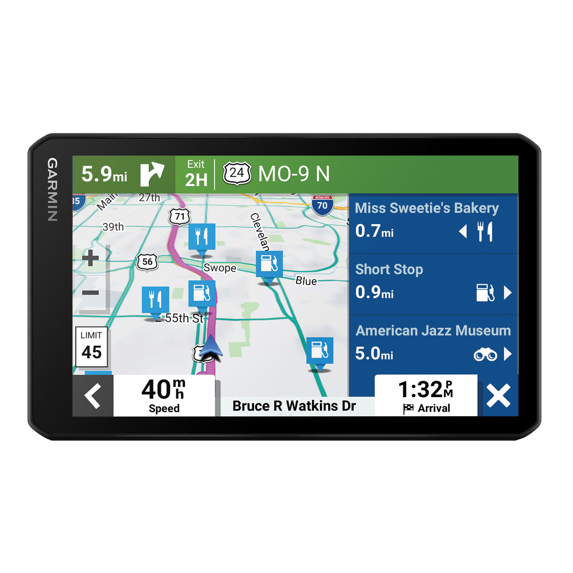 Garmin DriveSmart™, 76 7in. GPS Navigator with Dash Cam, Monitor