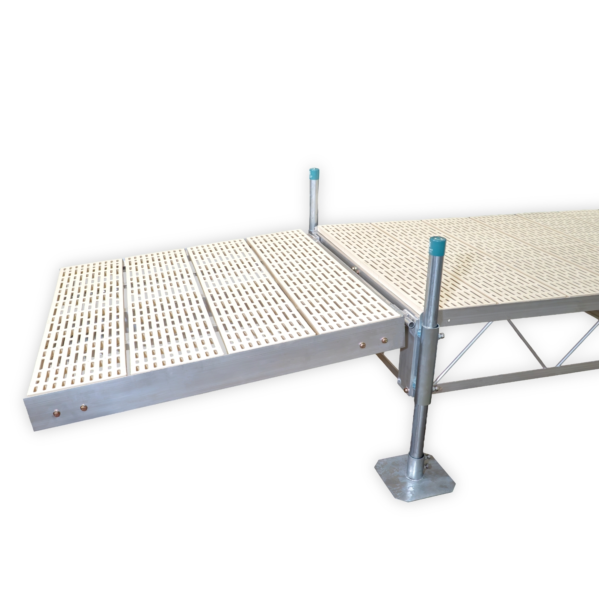 Truss Ramp Patriot Docks, 4ft.x4ft. Truss Shore Ramp Kit Poly Decking (Tan ...