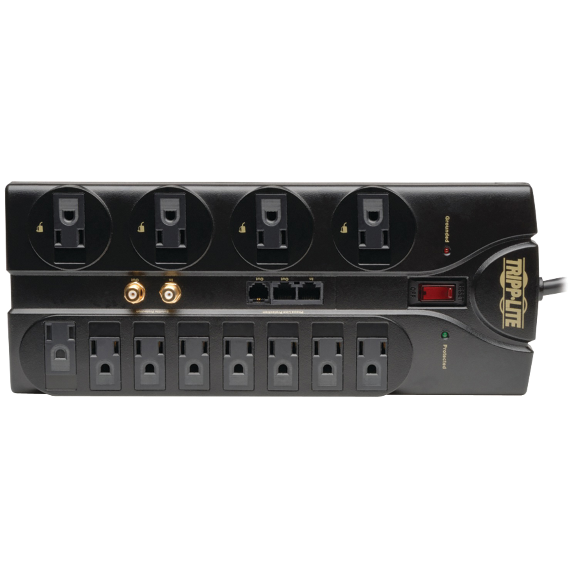 Tripp Lite, 12Outlet Surge Protector, Cord Length 8 ft, Cable Gauge 14