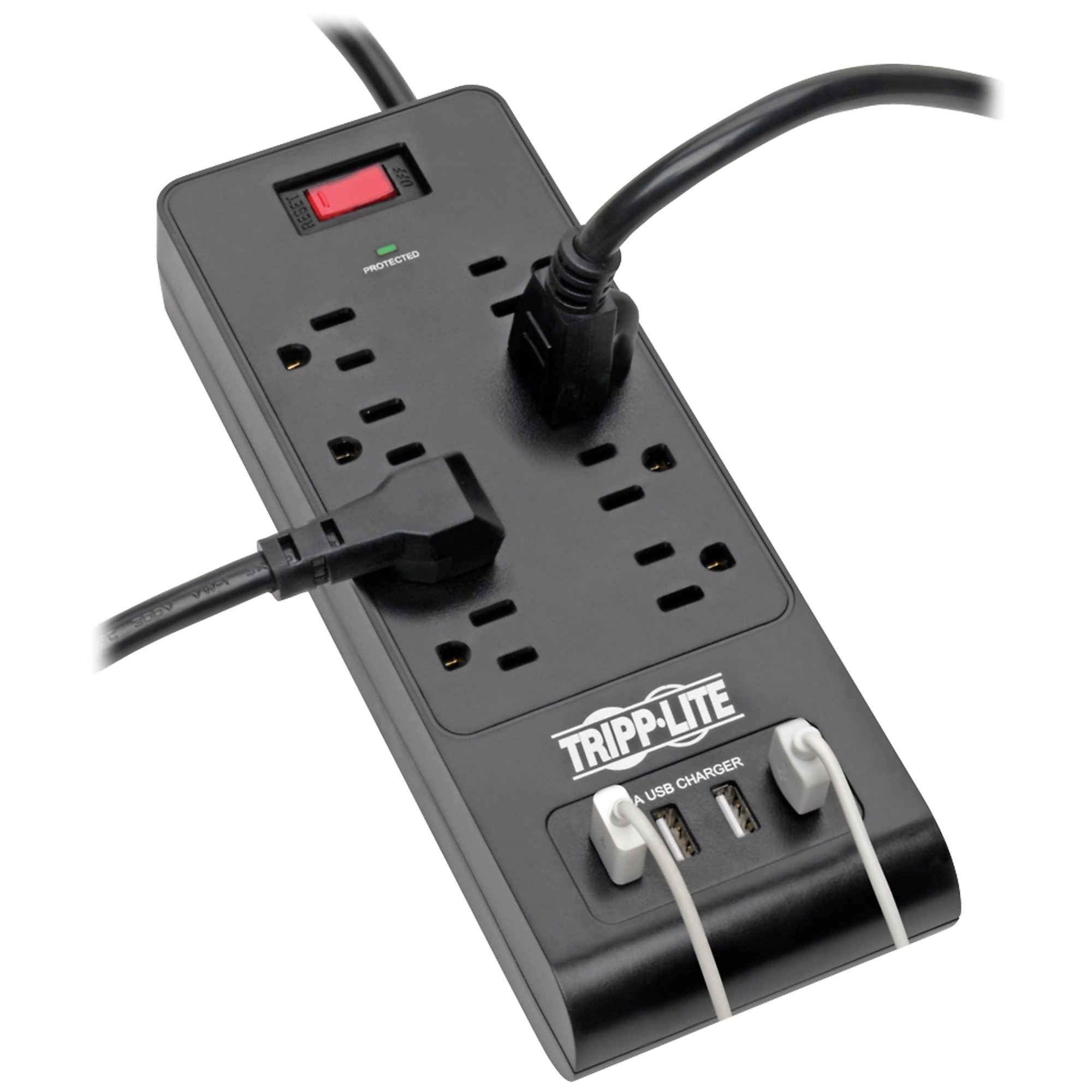 Tripp Lite Protect It!®, 8Outlet Surge Protector, Cord Length 6 ft