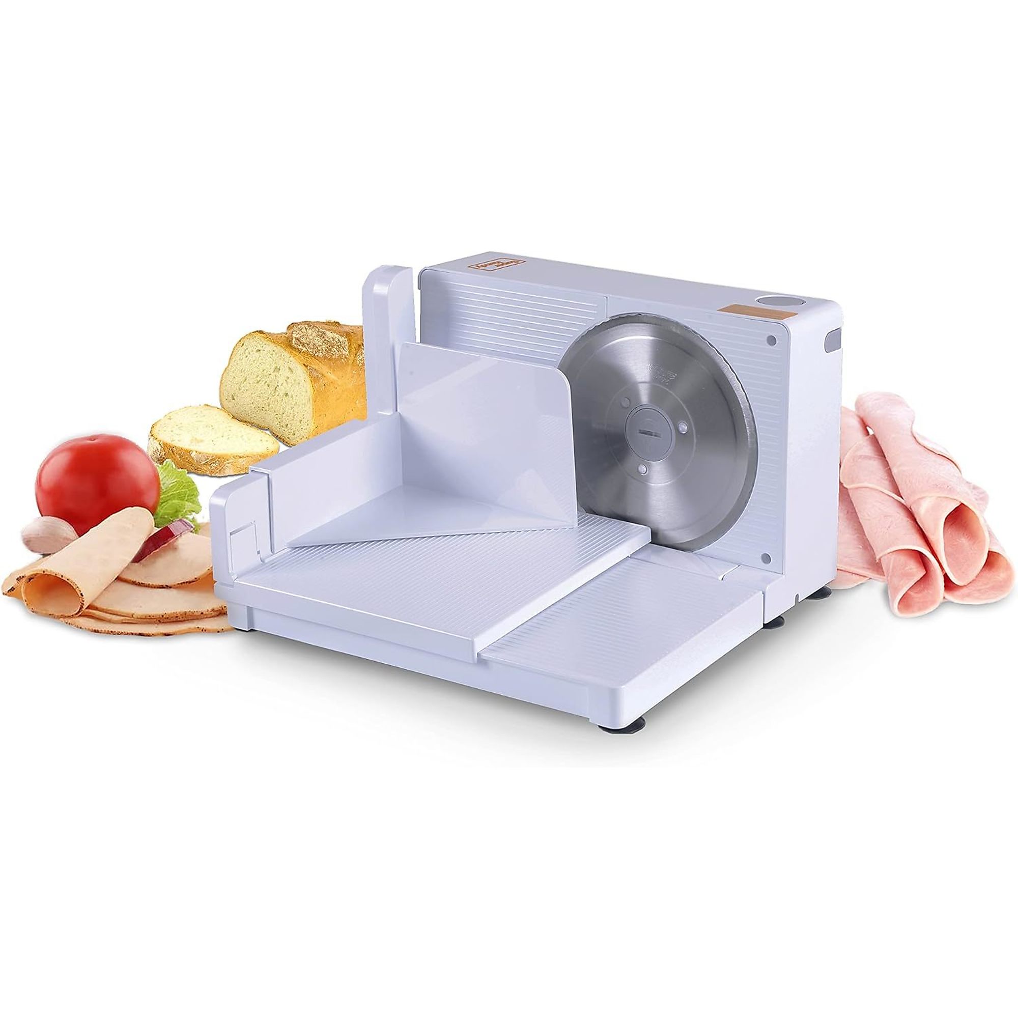 Kitchener, Slicer for Deli Cuts, Bread, Cheese, Blade Diameter 7.5 in, Volts 120 Model# TRI-GUT119