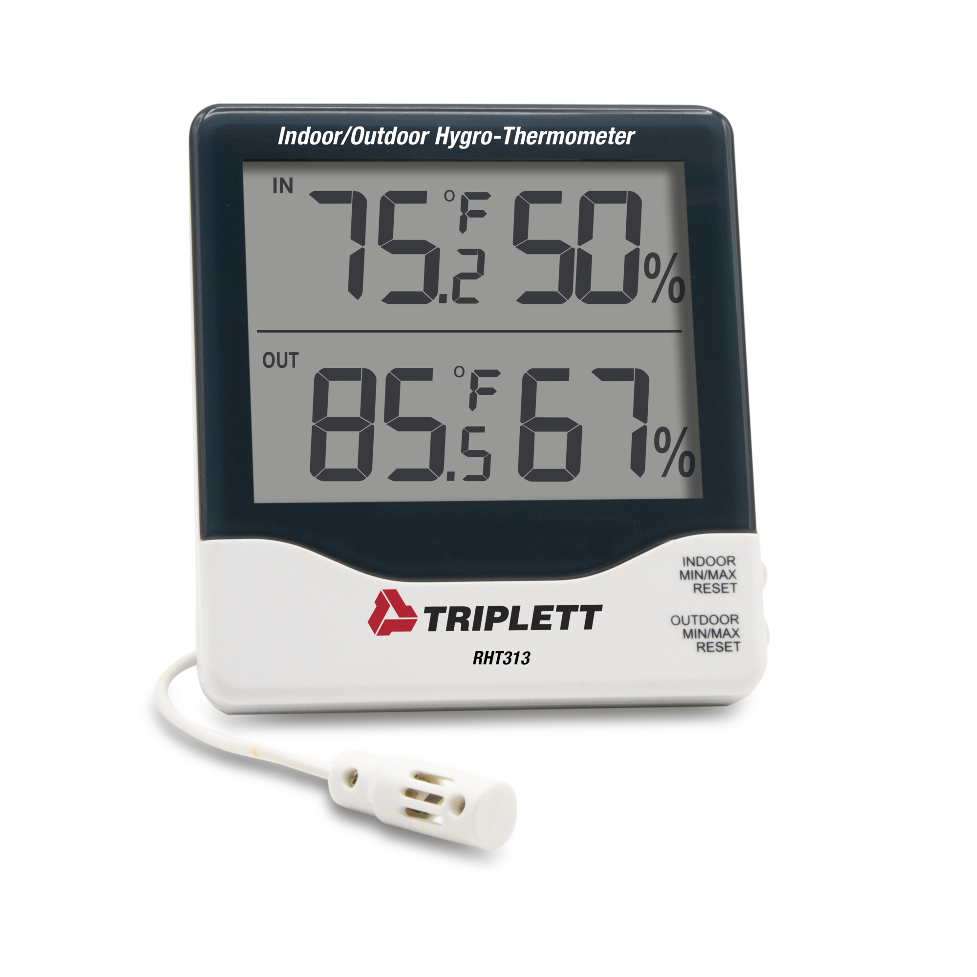 Triplett, Indoor/Outdoor Hygro-Thermometer, Model# RHT313
