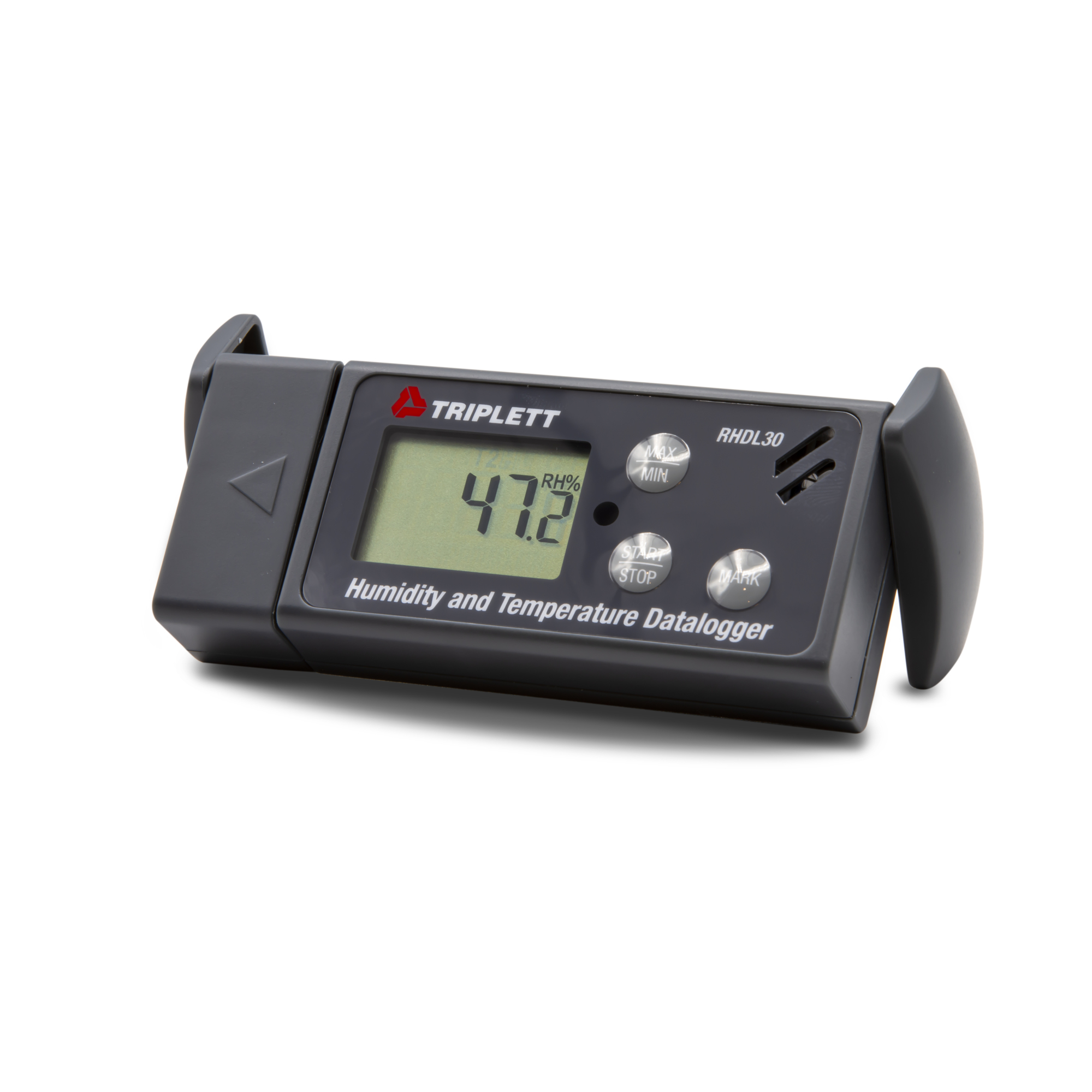 Triplett Temperature and Humidity PDF Datalogger — 24,000 Readings, USB, Programmable Alarms, Model# RHDL30