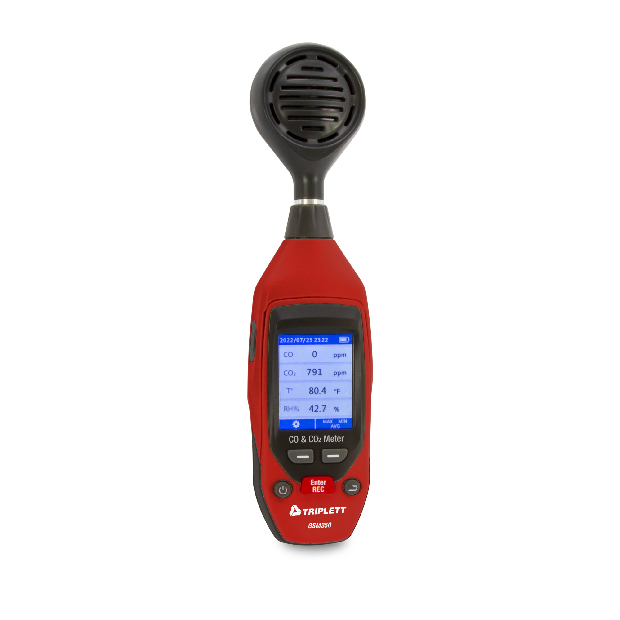 Triplett, Carbon Monoxide/Carbon Dioxide IAQ Meter w/Memory, Model# GSM350