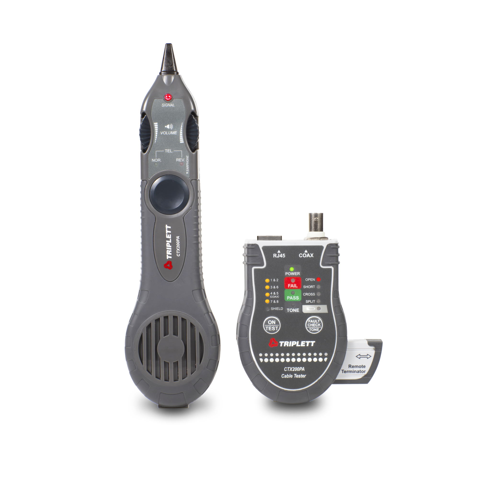 Triplett, Network Cable Tester with Inductive Probe, Model# CTX200PA