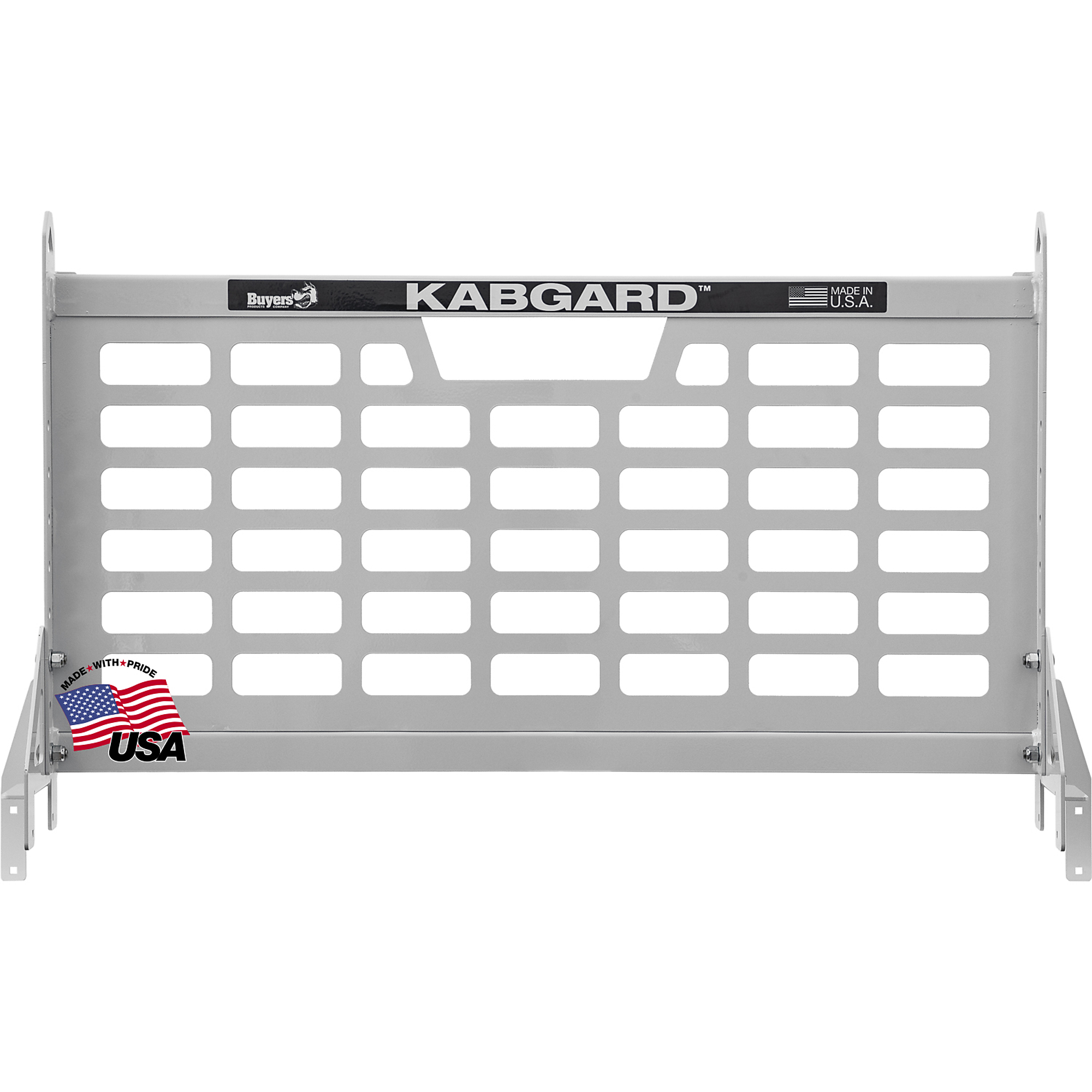 Buyers Products, 49in. Gloss White Kabgard with mounting kit, Color White, Finish Powder-Coat, Material Carbon Steel, Model# 5404927