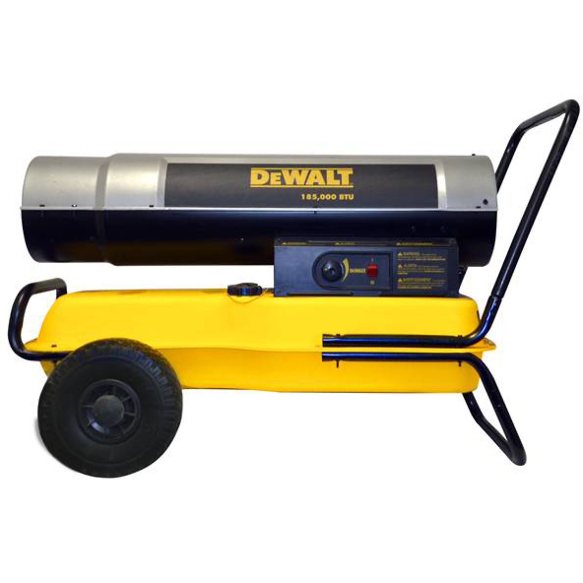 DEWALT, Forced Air Kerosene Job Site Heater, Fuel Type Propane, Max. Heat Output 185000 Btu/hour, Model# F340685