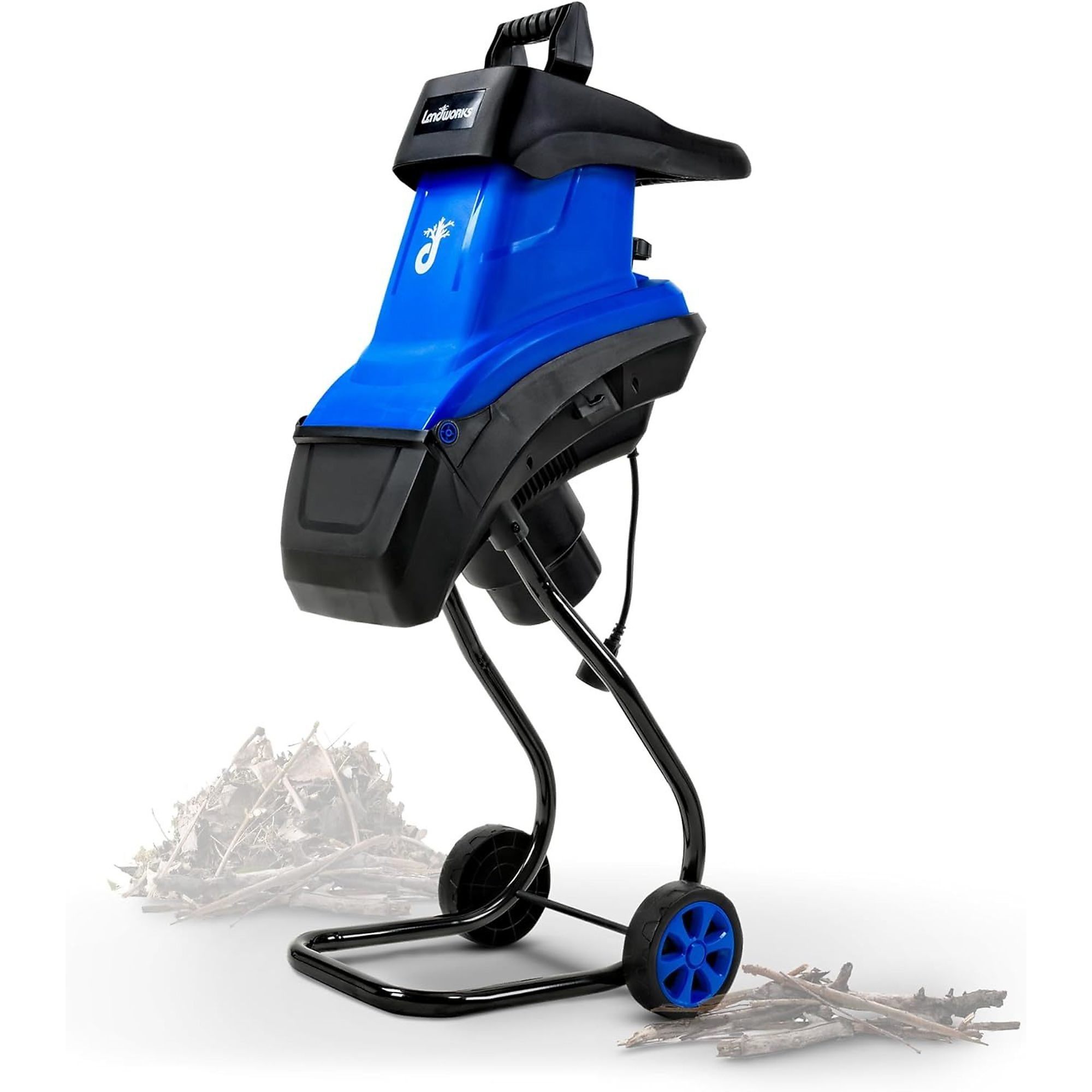 Landworks, Electric Wood Chipper Shredder, Max. Cutting Thickness 1.5 in, Model# TRI-GUT159