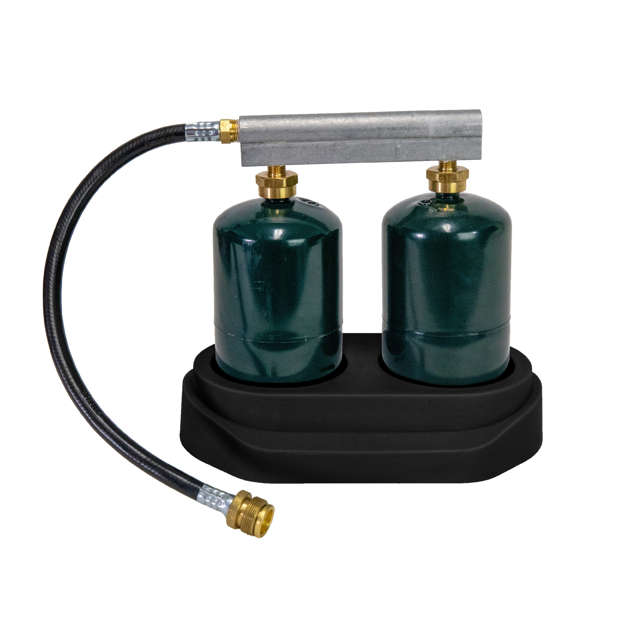 Mr. Heater, Dual-Tank Hook Up Kit, Included (qty.) 1 Material Steel, Compatible With 1 lb propane tank, Model# F200047