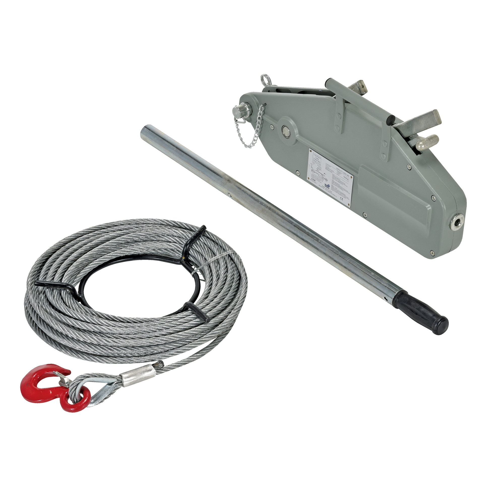 Vestil Long Reach Cable Puller - 3000-Lb. Capacity, Steel, Model# CP-30