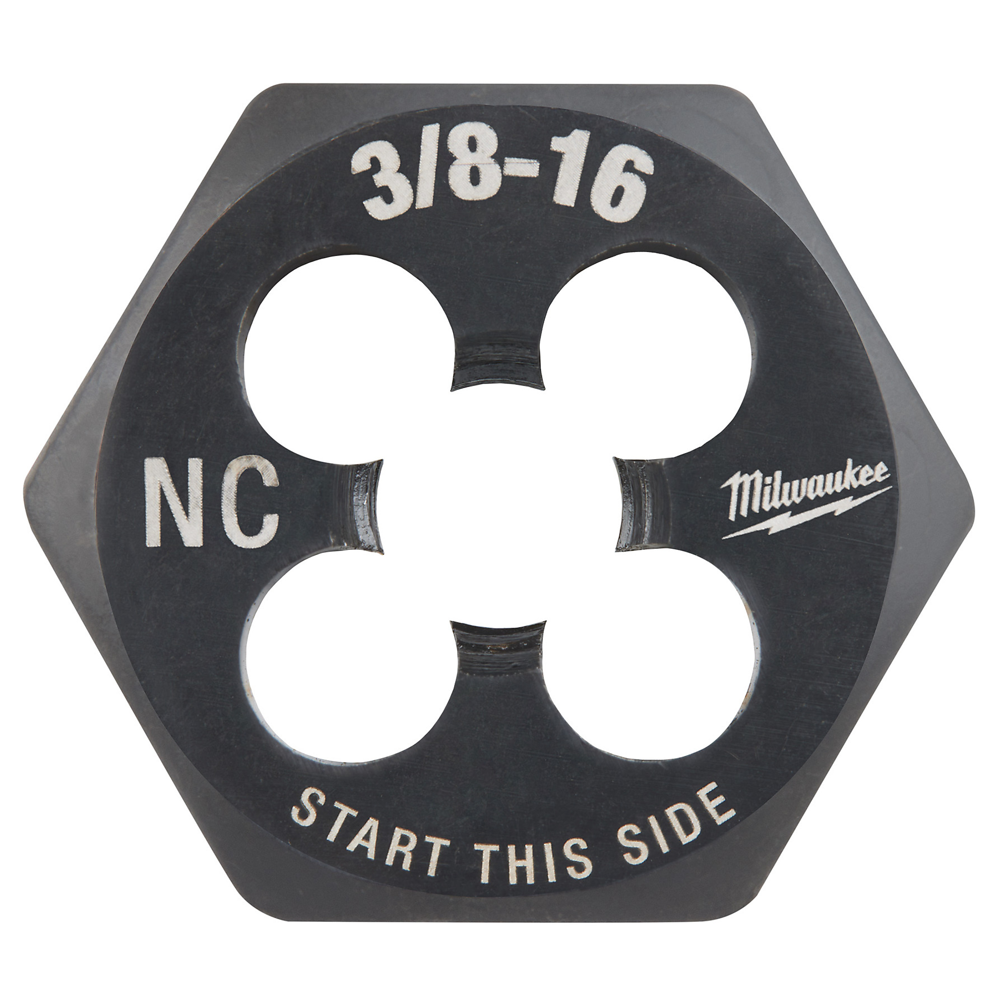 Milwaukee 3/8"-16 NC 1-Inch Hex Threading Die, Model# 49-57-5348