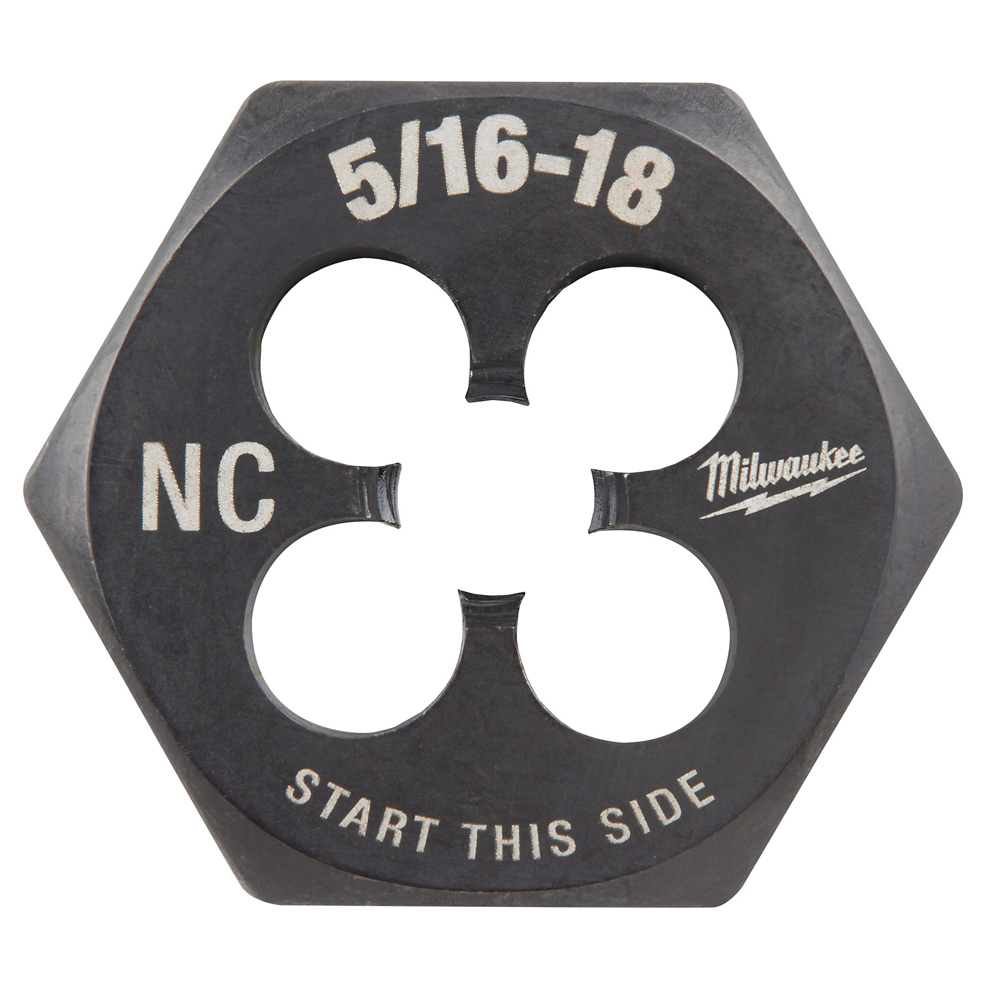 Milwaukee 5/16"-18 NC 1-Inch Hex Threading Die, Model# 49-57-5342