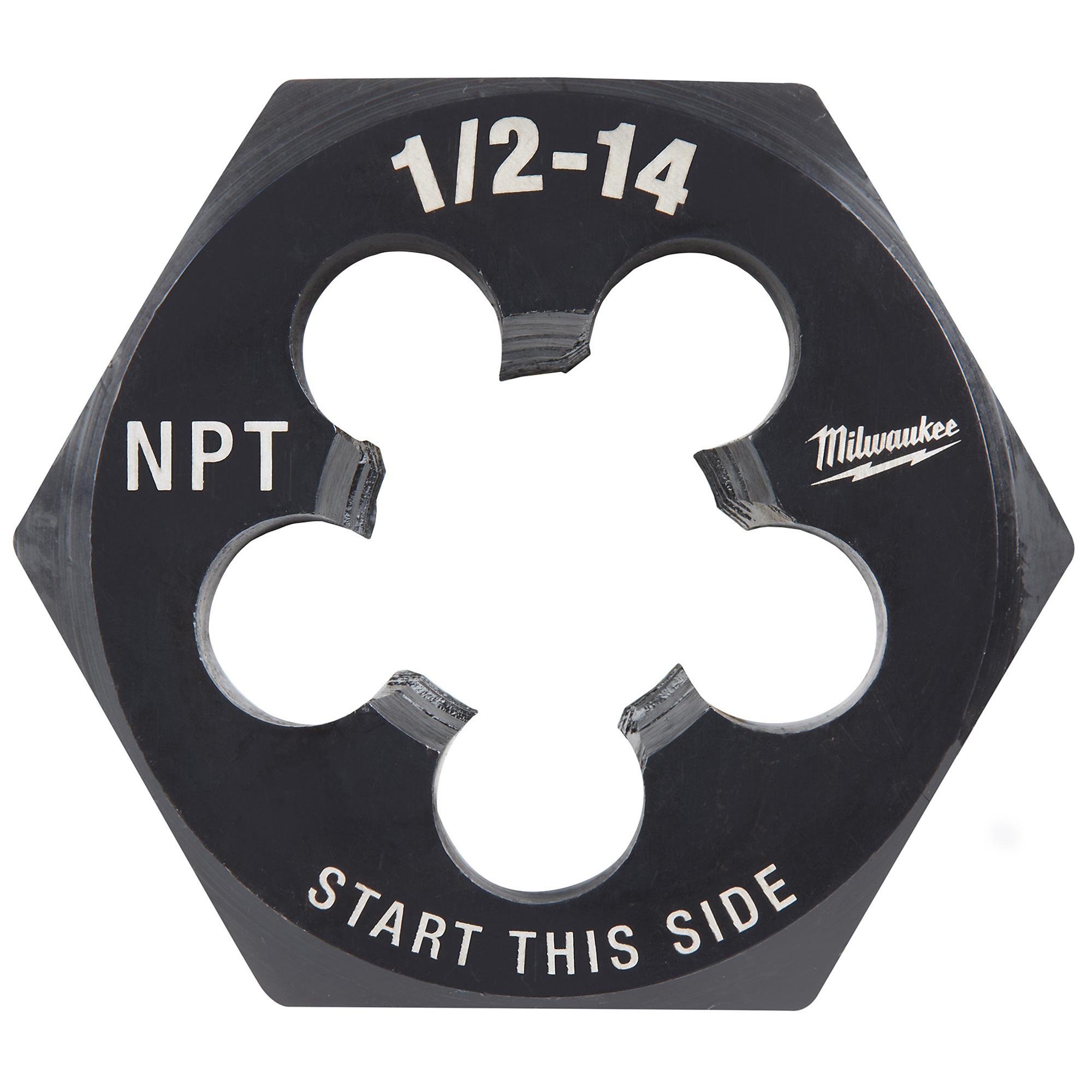 Milwaukee 1/2"-14 NPT 2-1/6" Hex Threading Die, Model# 49-57-5393