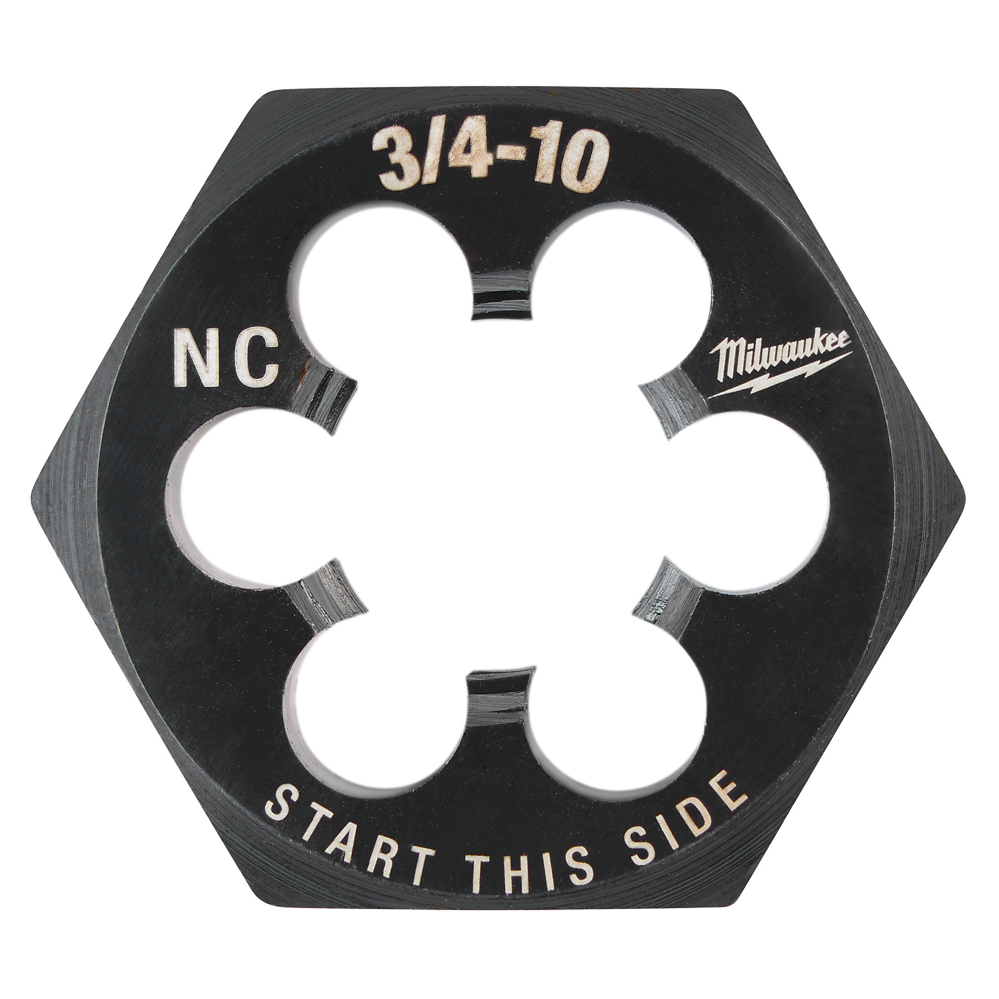 Milwaukee 3/4"-10 NC 1-7/16" Hex Threading Die, Model# 49-57-5376