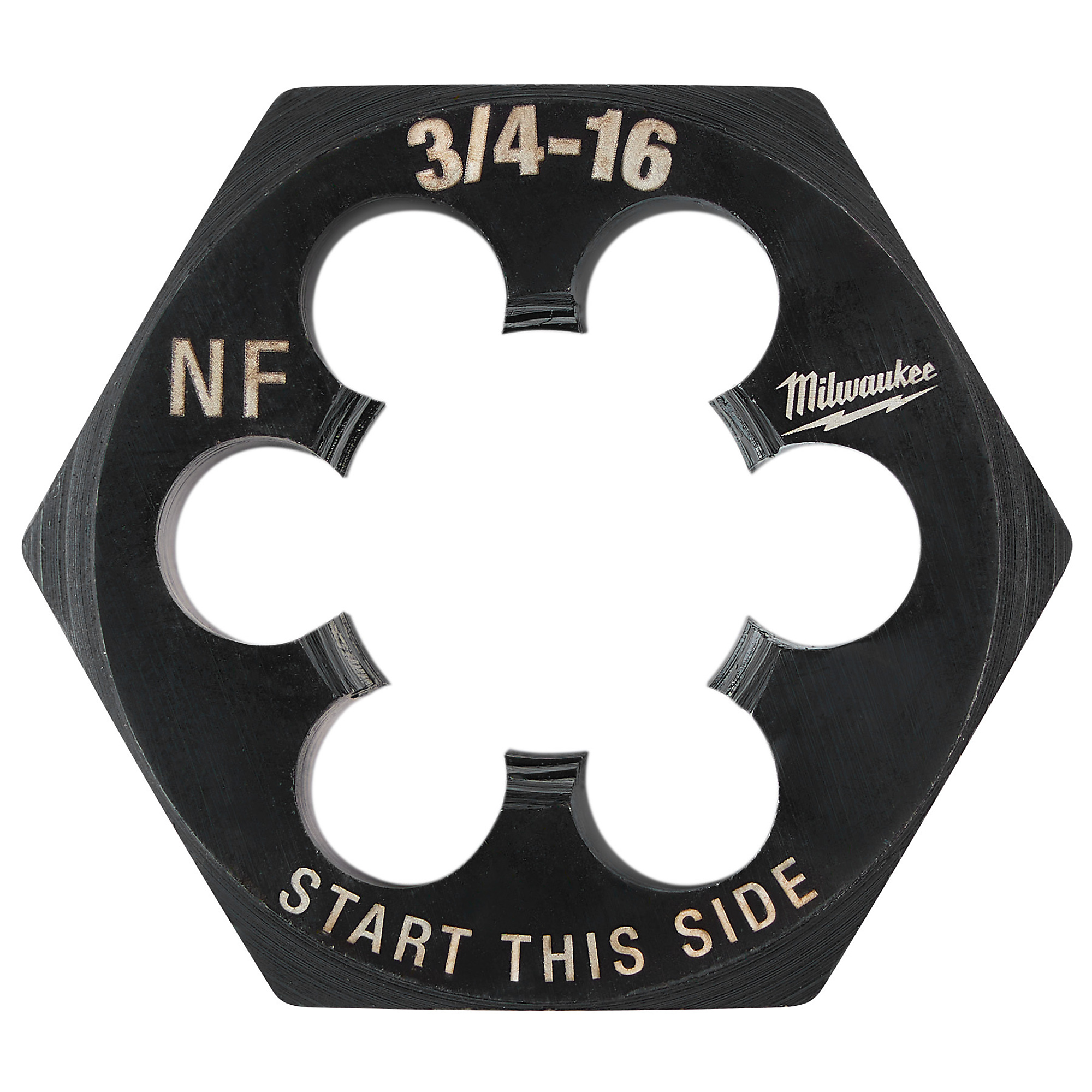 Milwaukee 3/4"-16 NF 1-7/16" Hex Threading Die, Model# 49-57-5378