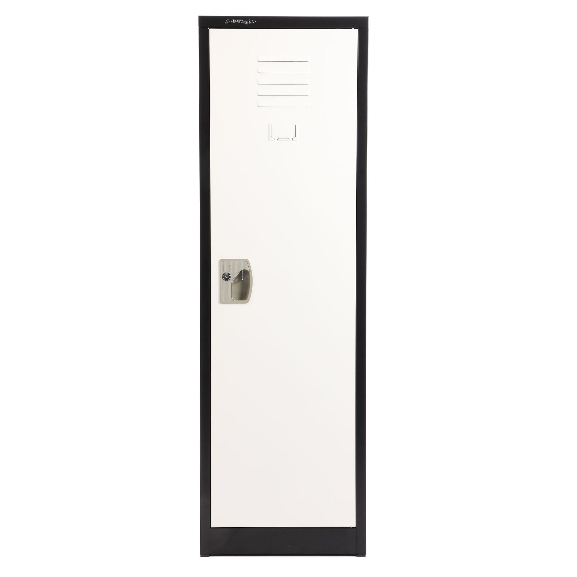 Alpine, 48ft.' Single Tier Locker for Kids - Black, 2-Pack, Height 48 in, Width 15 in, Color Black, Model# ADI629-01-B-W-PKG-2
