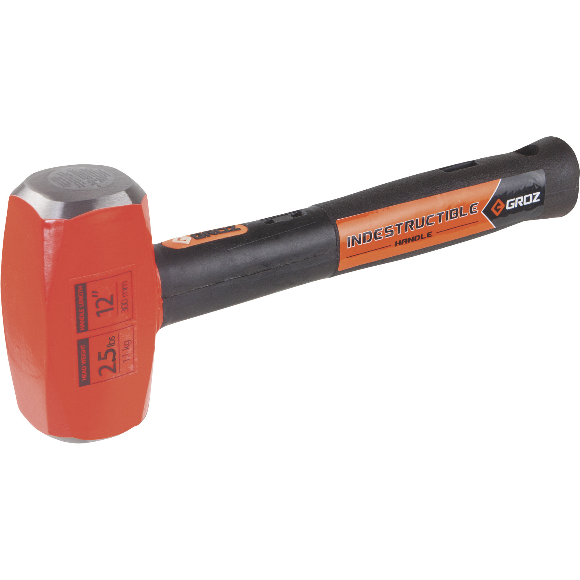 Groz Club Hammer, 2.5 Lbs., 12in.