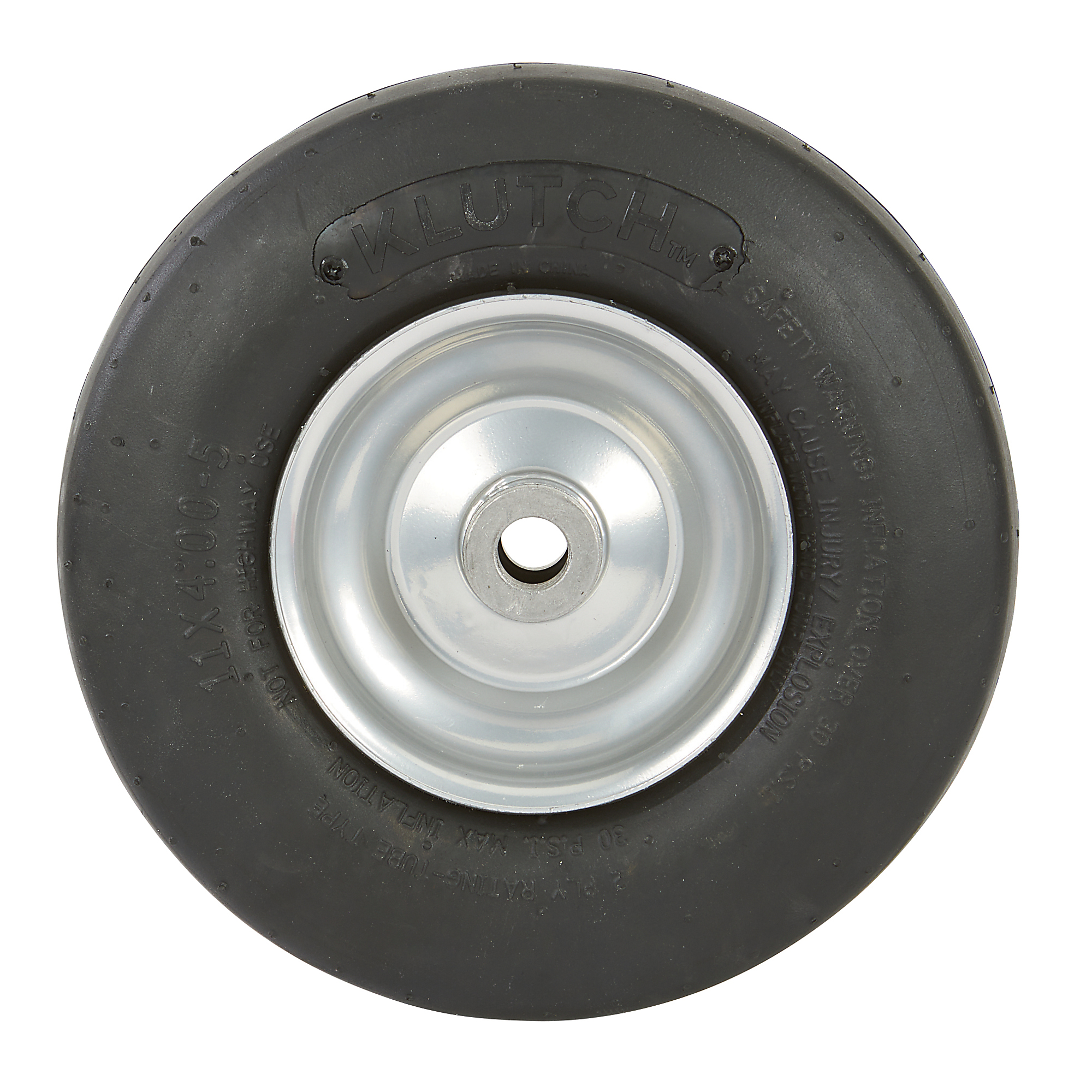 Klutch Pneumatic Universal ZTR Mower Tire Assembly, 11/4.00-5