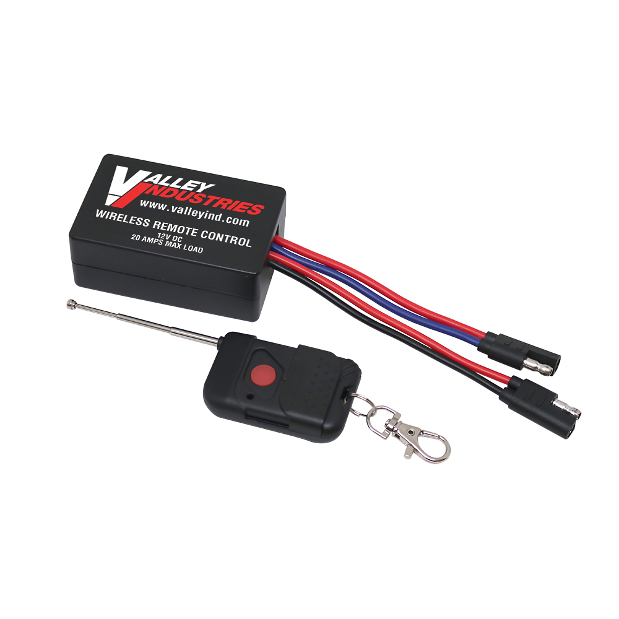 Valley Industries, 12V Wireless Remote Control - 100ft. Range, 20 Amp ...