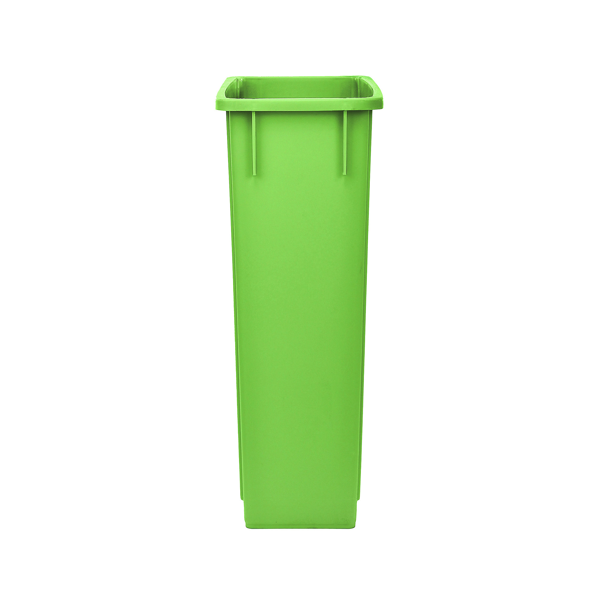 Alpine, 23 Gallon Slim Green Waste Receptacle Trash Can, Capacity 23