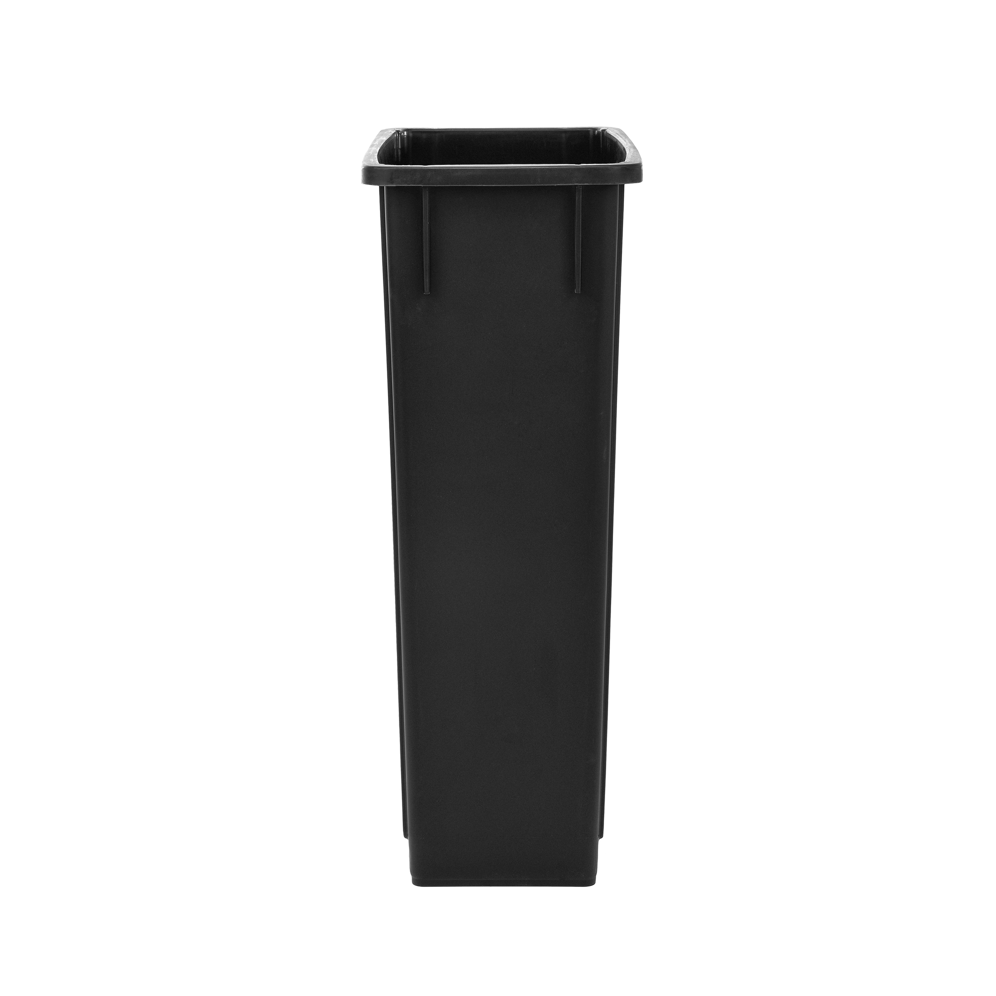 Alpine, 23 Gallon Slim Black Waste Receptacle Trash Can, Capacity 23