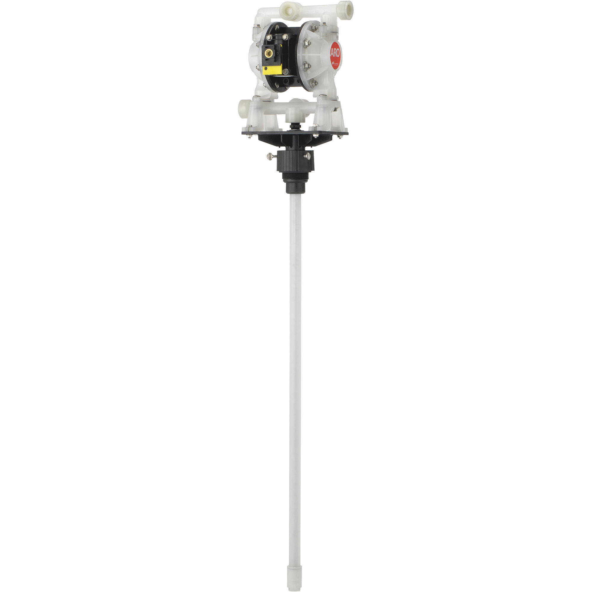 ARO Air-Operated Double Diaphragm Pump Transfer Package, 1/2in. Ports, 14.4 GPM, Polypropylene/Hytrel, Model# DAB05-PPCC-2-A