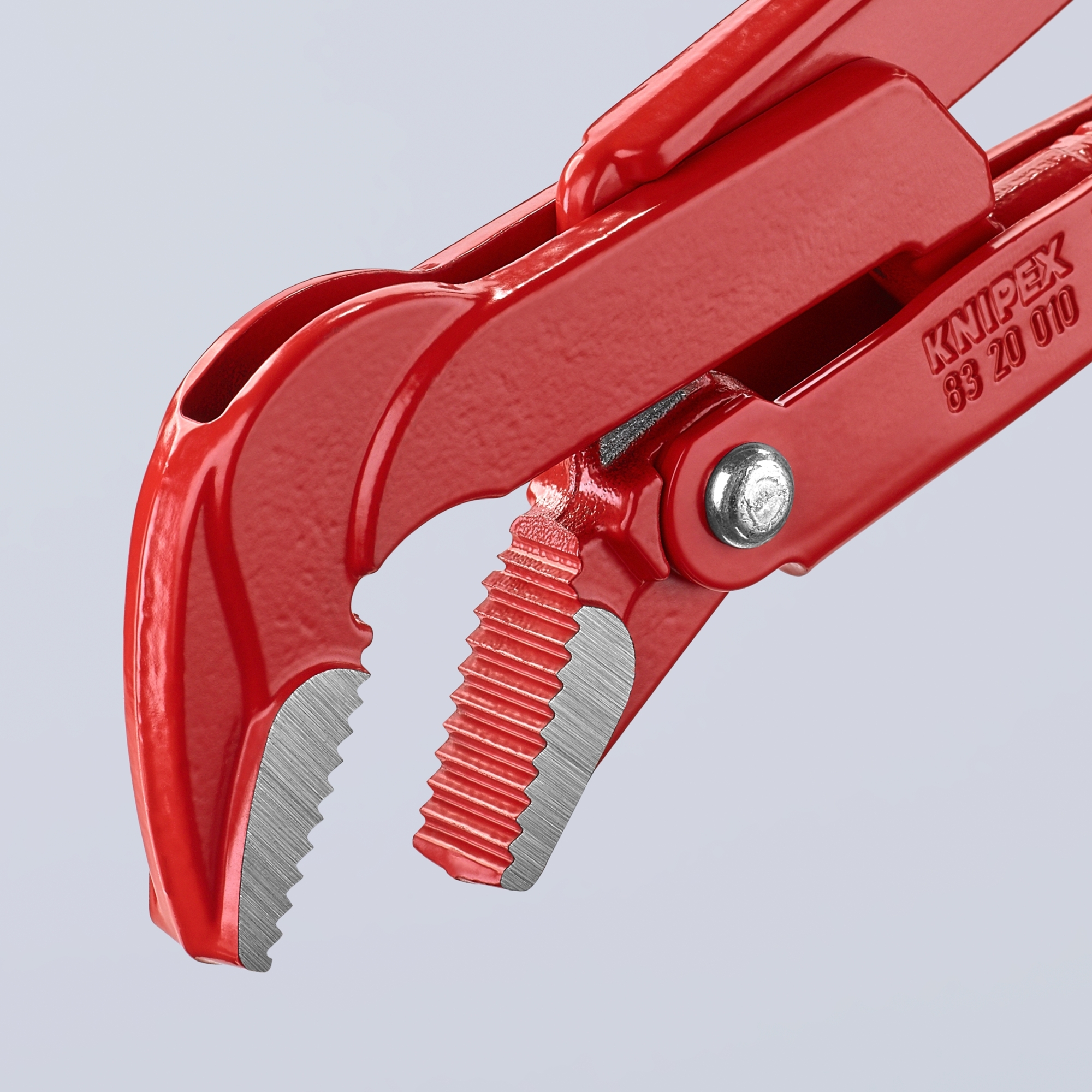 KNIPEX Swedish Pipe Wrench - 12.25in., 45° Angled Jaws