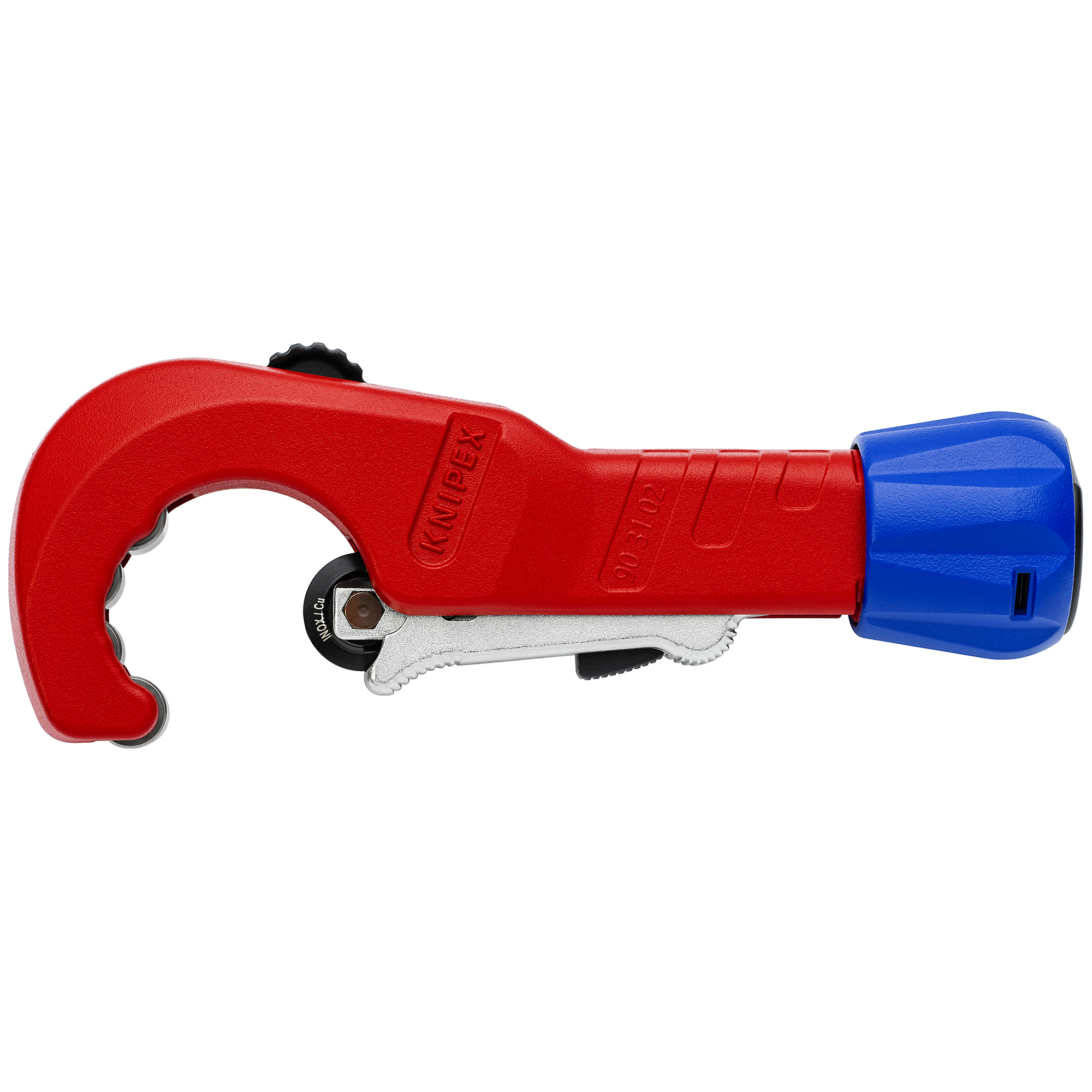 KNIPEX TubiX Pipe Cutter - 7.25in., 1.375in. Max Diameter, Steel Blade, QuickLock Adjustment, Model# 90 31 02 SBA