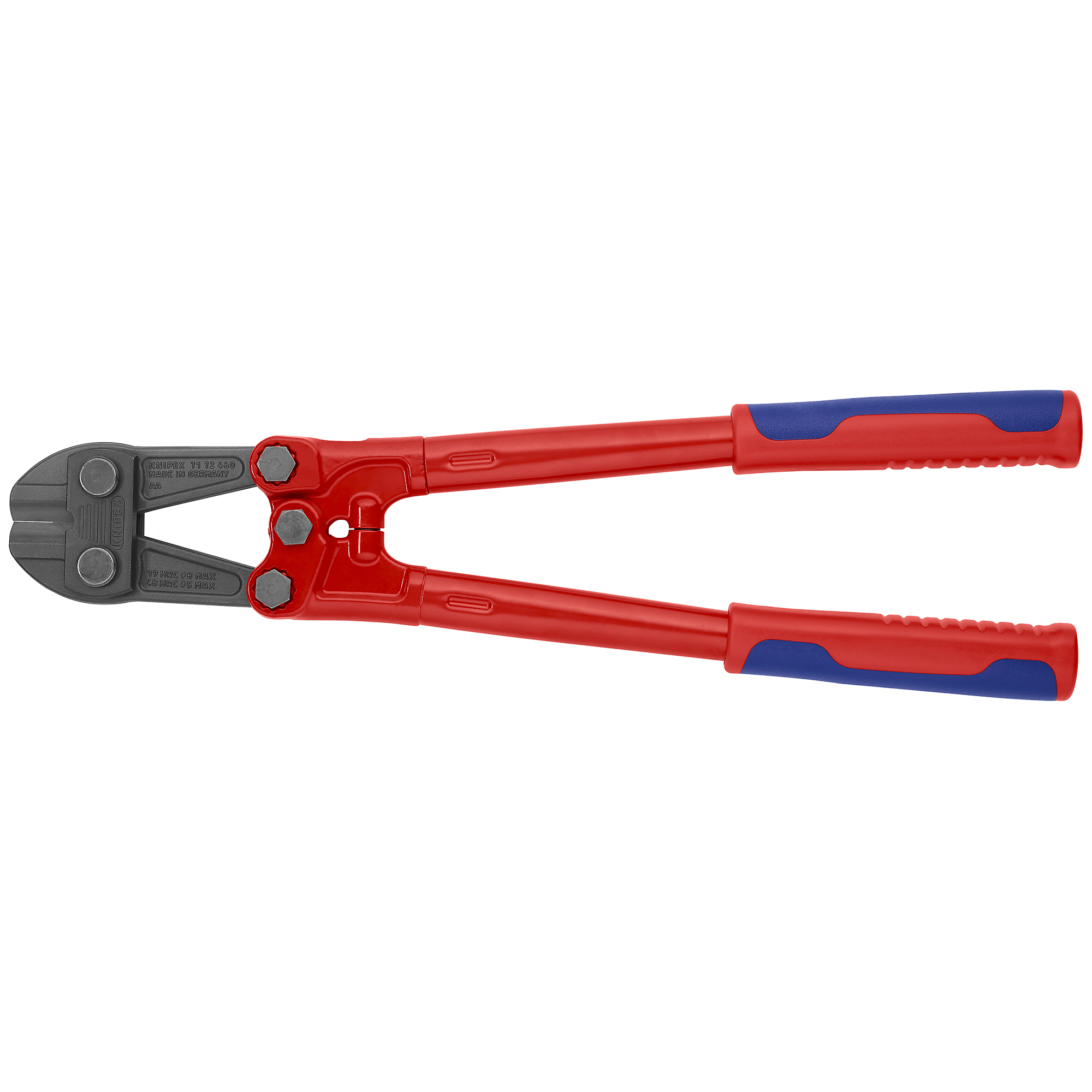 KNIPEX Large Bolt Cutters - 18.25in. Tool Length, Comfort Grip, 0.63in. Jaw Opening, 0.3125in. Cutting Capacity, Model# 71 72 460